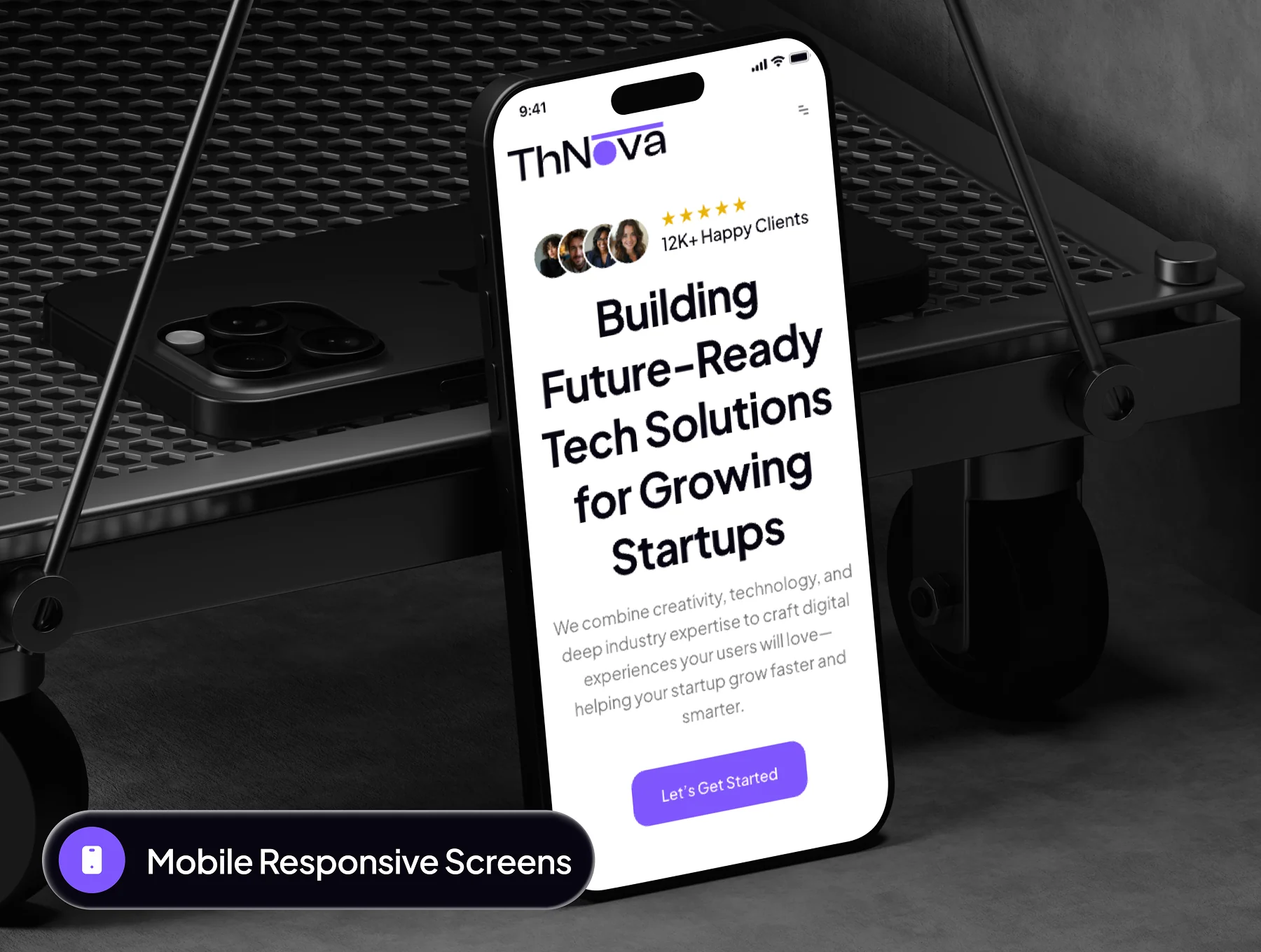 ThNova - IT Startup Company Website UI Kit 7
