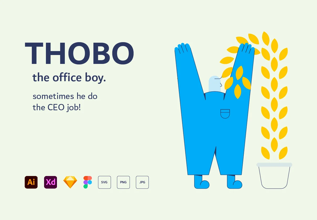 Thobo - the office boy