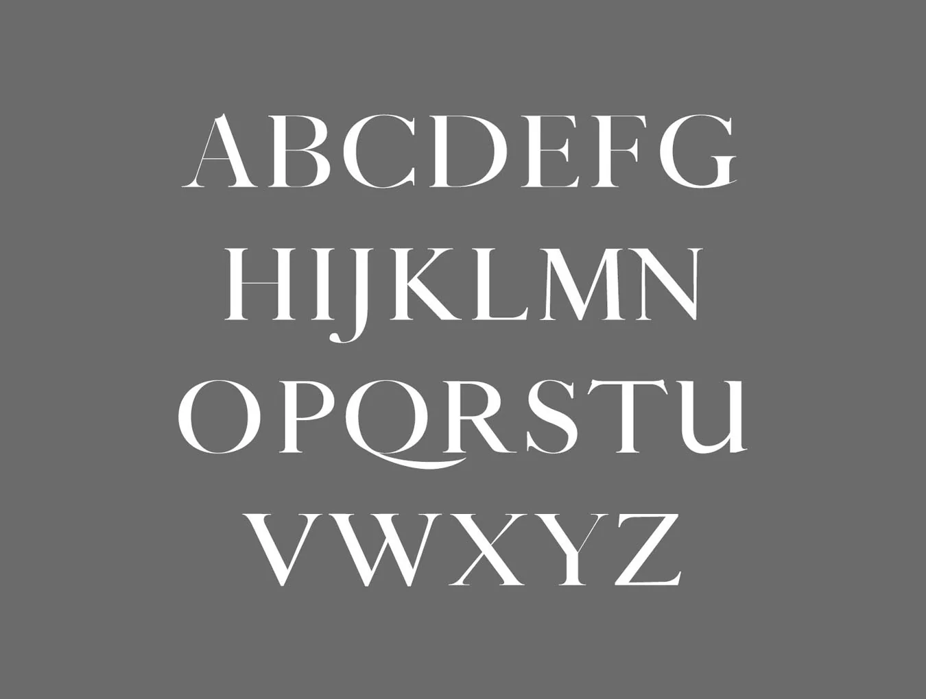 Thomas Craft Typeface 2