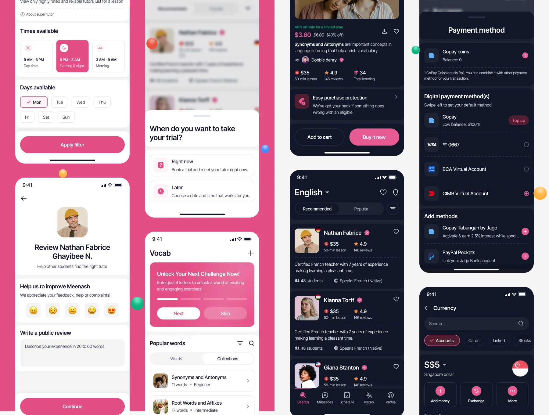 Thrive - Mentorship App UI Kits 3