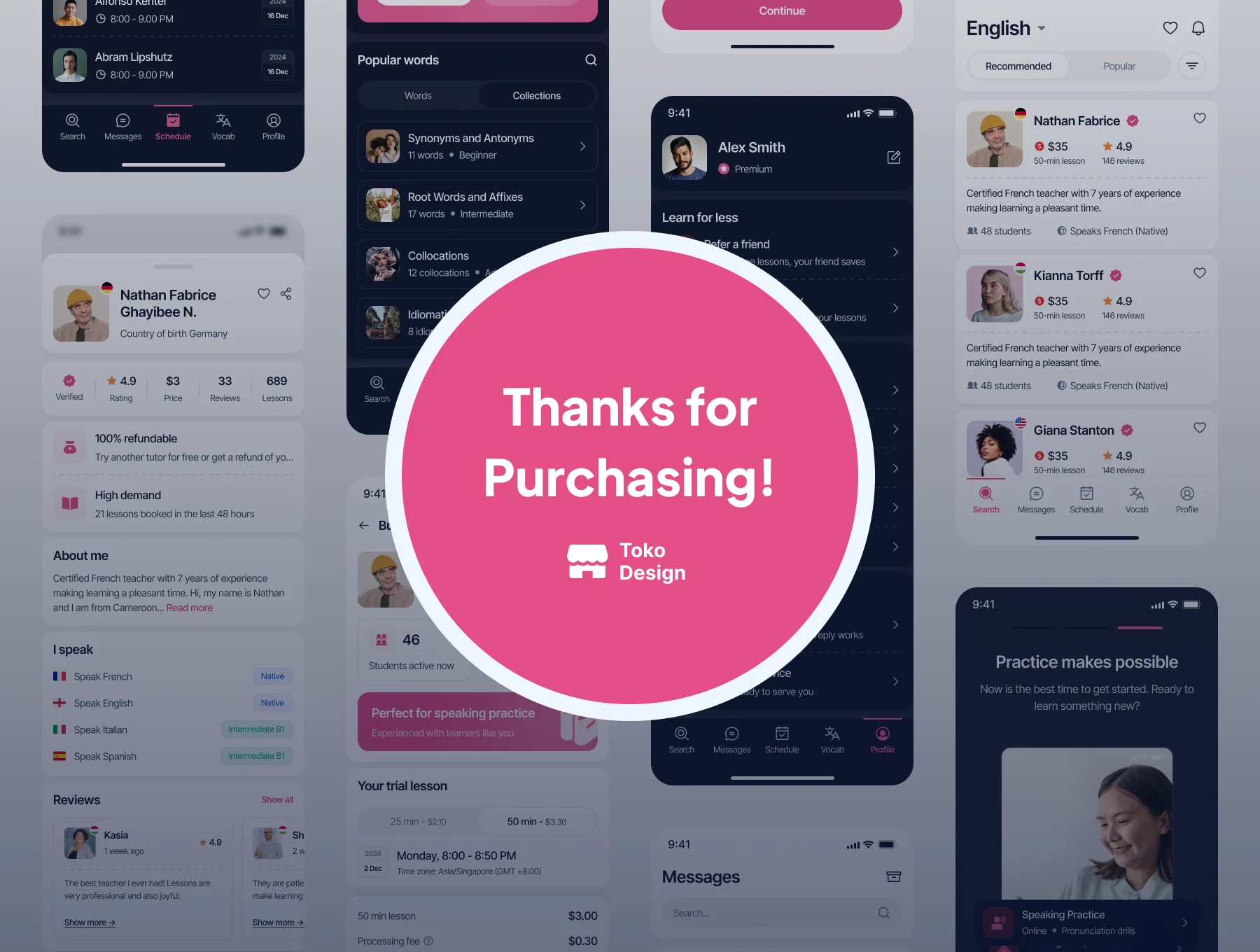 Thrive - Mentorship App UI Kits 6