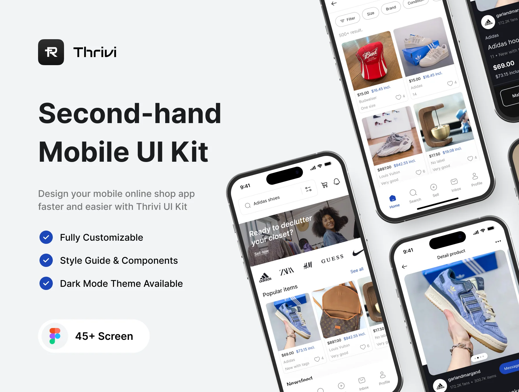 Thrivi - Ecommerce Second-hand App UI Kit