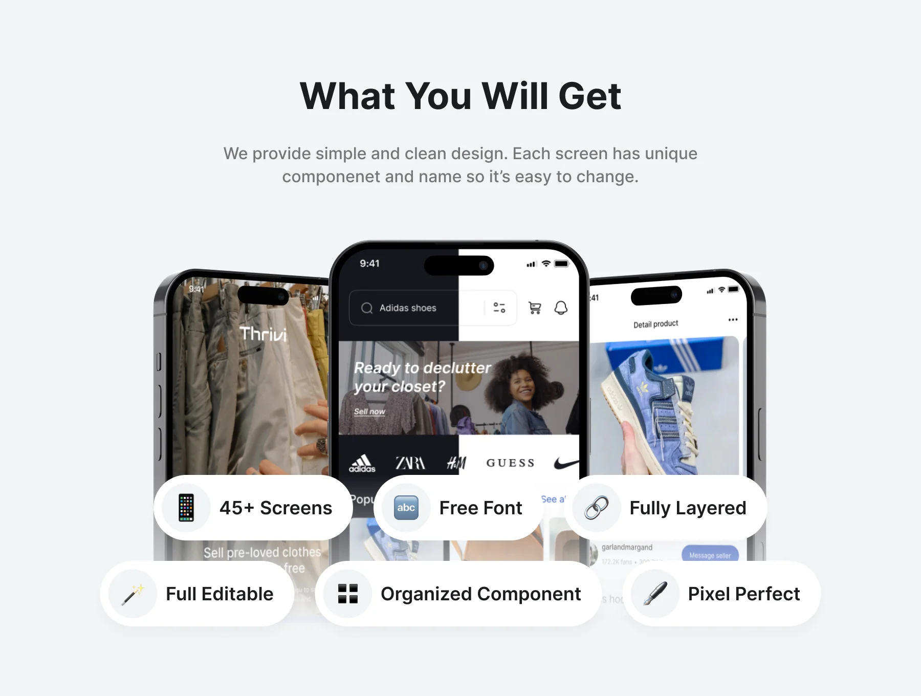 Thrivi - Ecommerce Second-hand App UI Kit 2