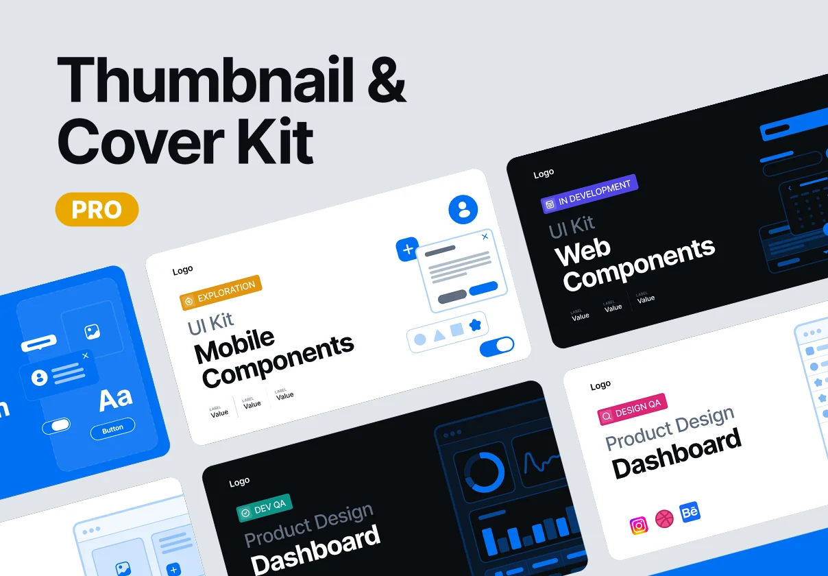 Thumbnail & Cover Kit — Advanced Templates