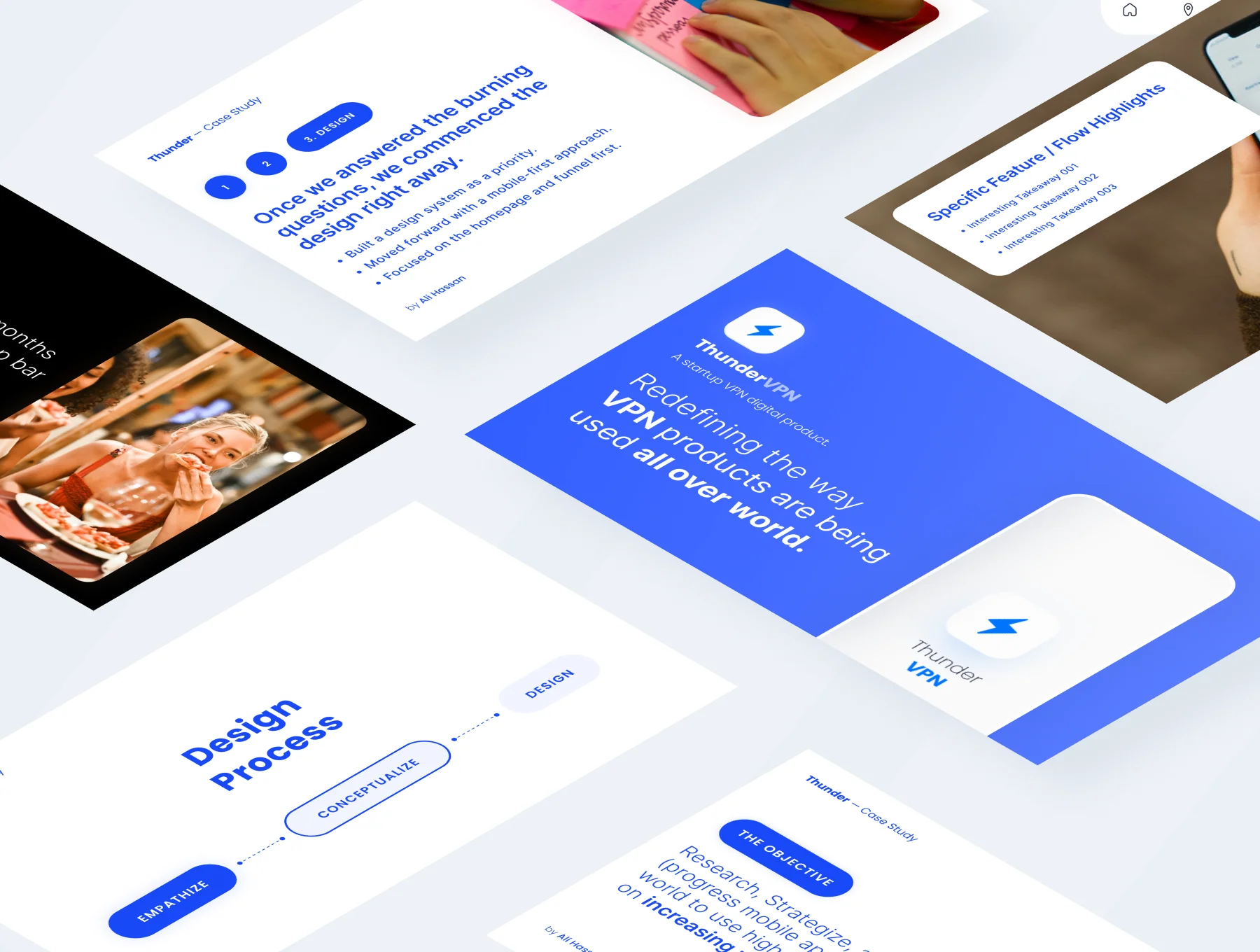Thunder - A Premium Pitch Deck Presentation Kit for VPN Mobile Apps 3