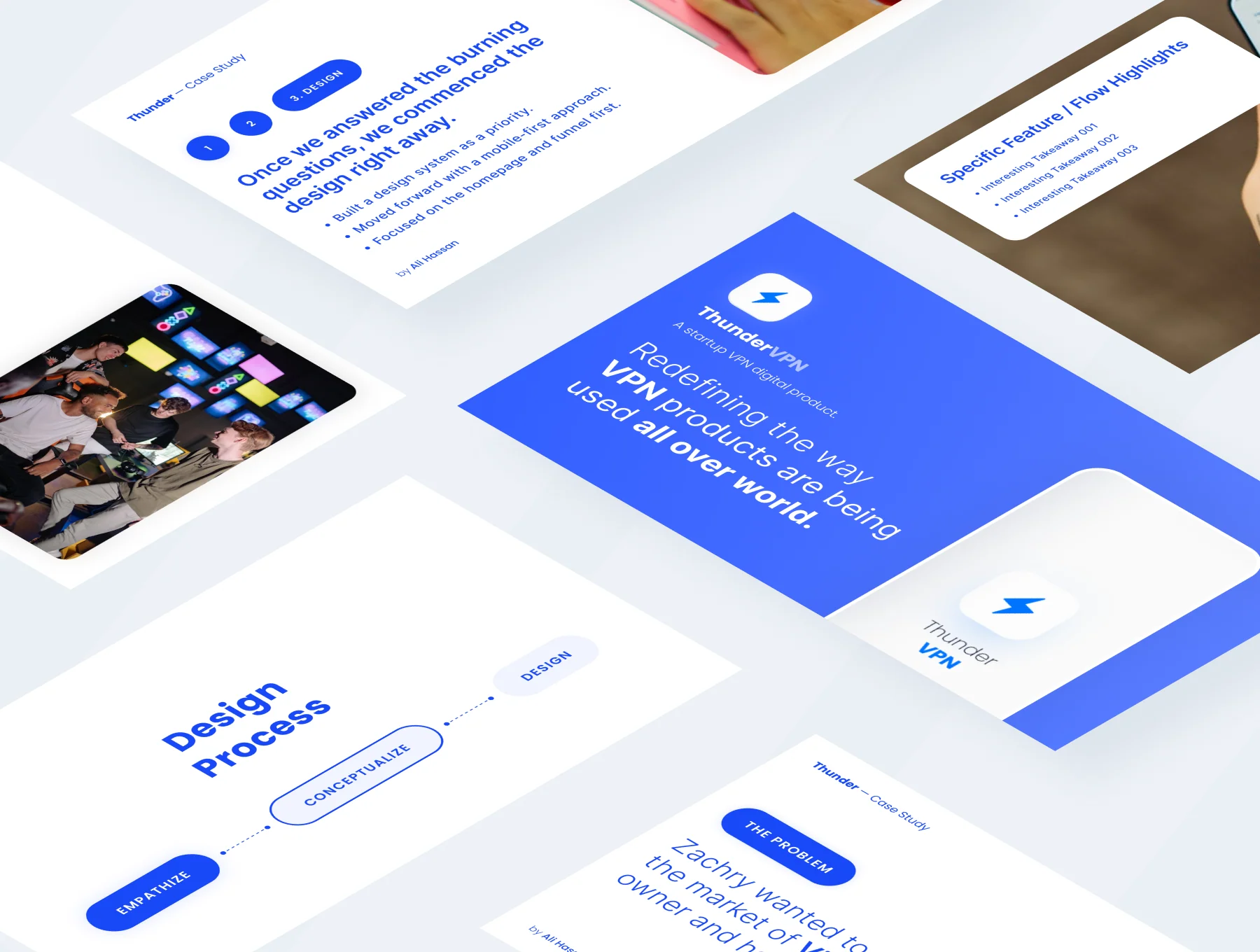 Thunder - A Premium Pitch Deck Presentation Kit for VPN Mobile Apps 6