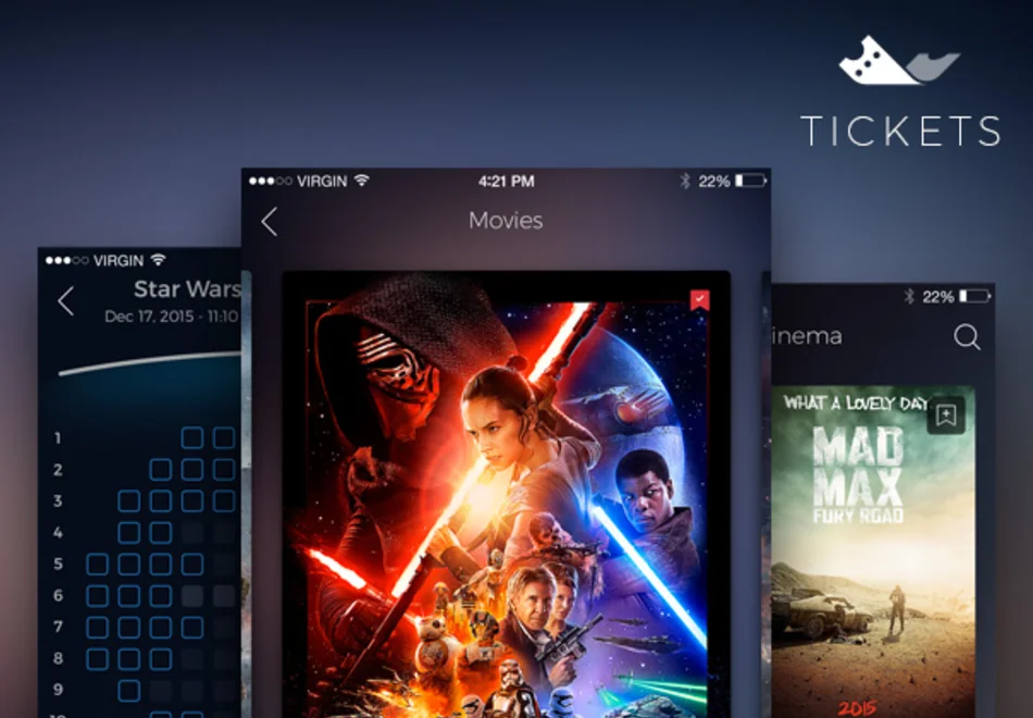Cinema Tickets UI Kit