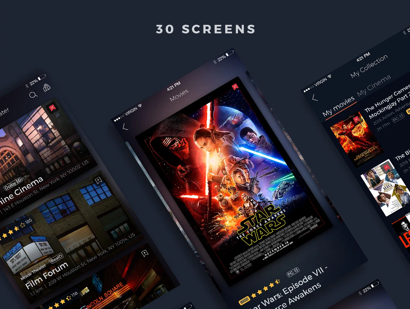 Cinema Tickets UI Kit 2