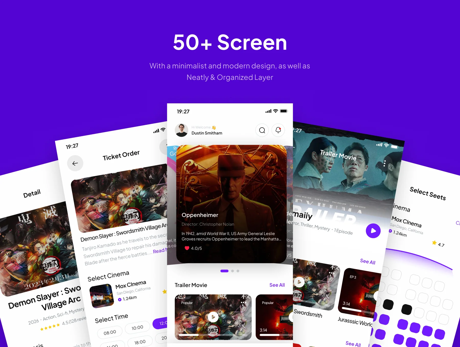 TickFlix -  Ticket Movie Booking Mobile App UI Kits 4