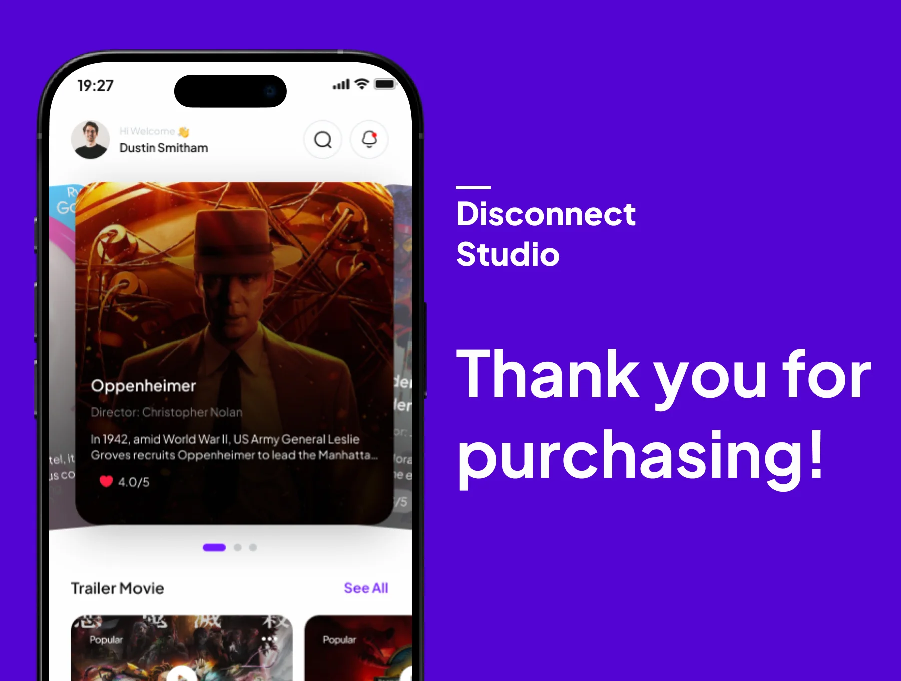 TickFlix -  Ticket Movie Booking Mobile App UI Kits 6