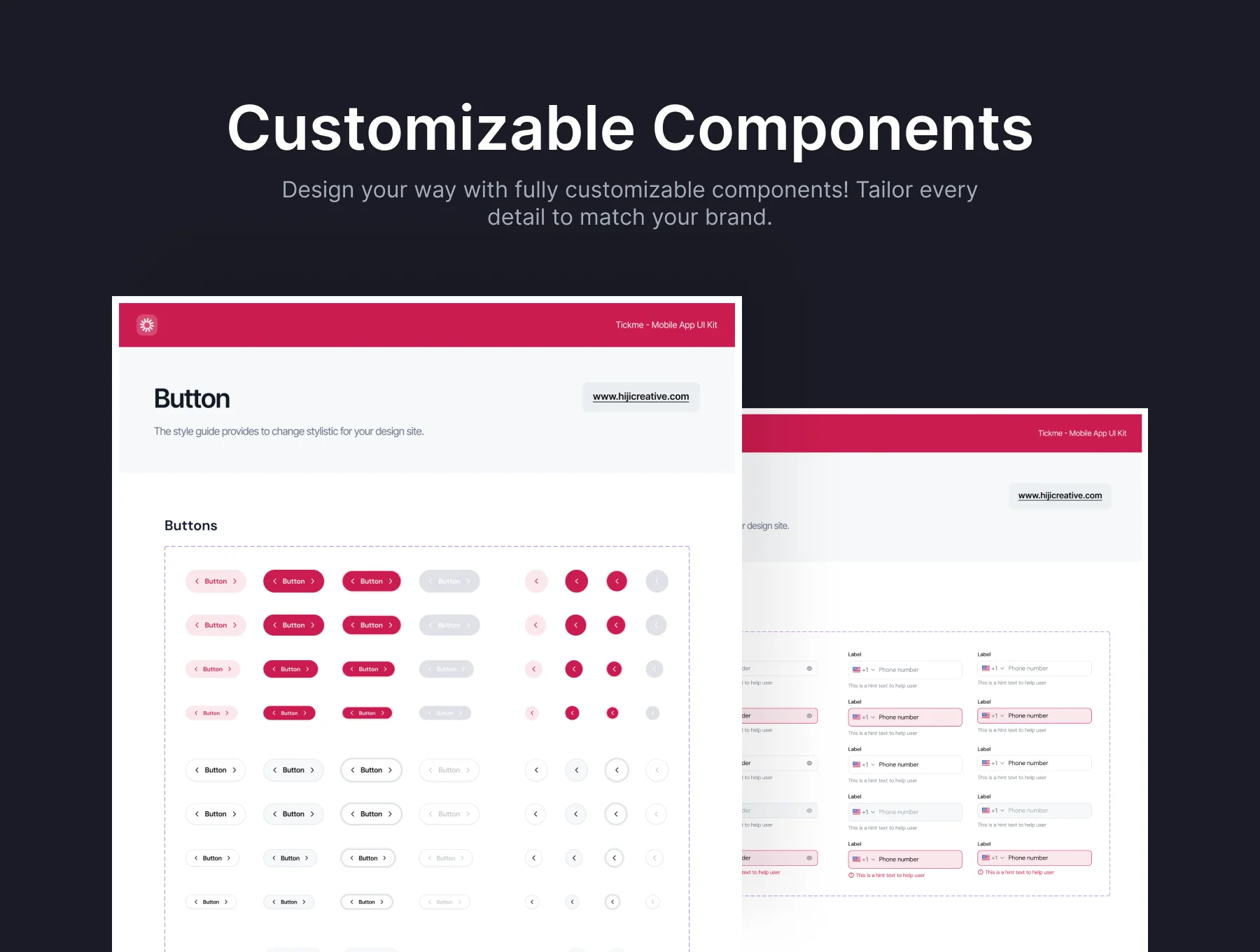 Tickme - Event Booking App UI Kit 4