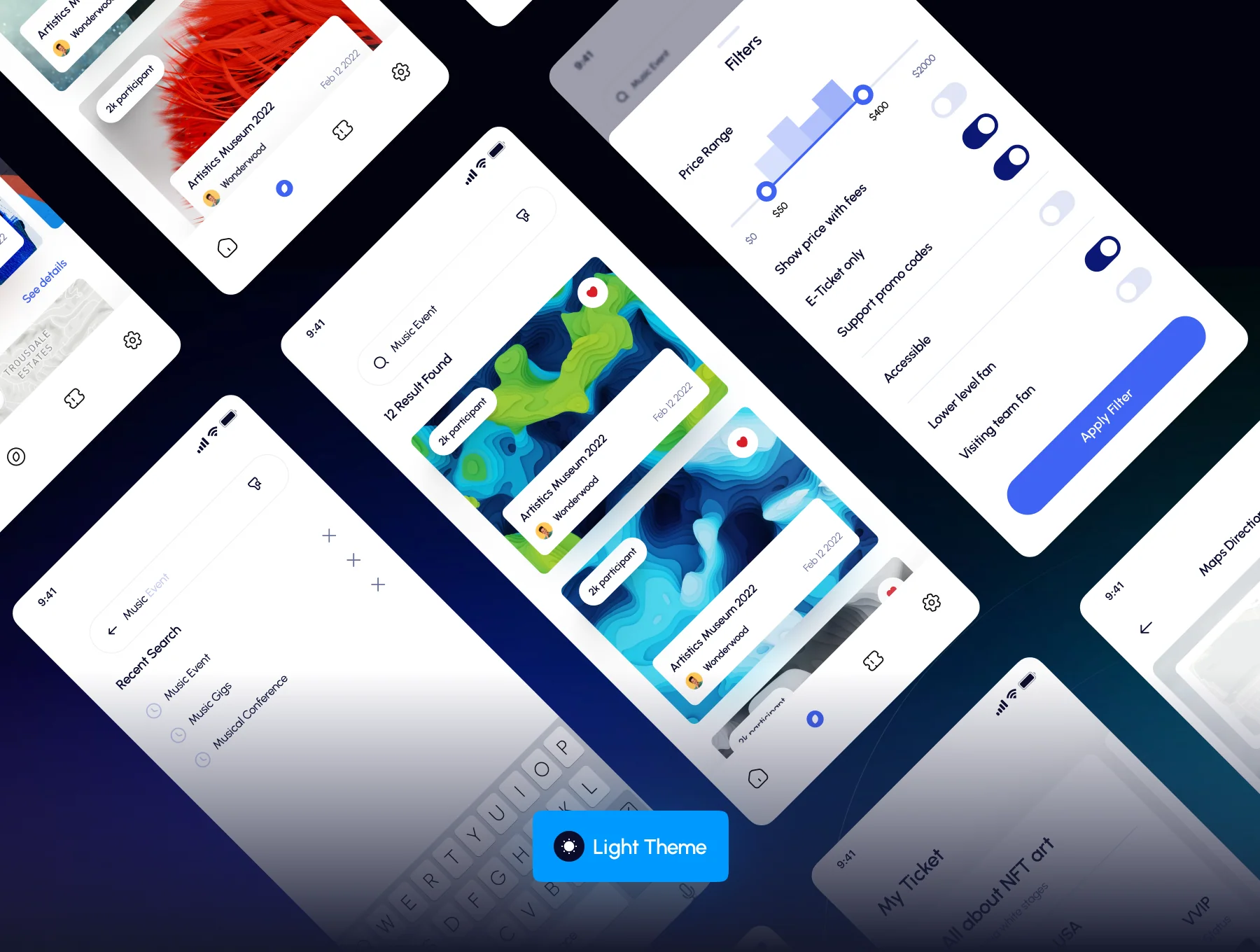 Tickme - Event Ticket App UI Kit 3