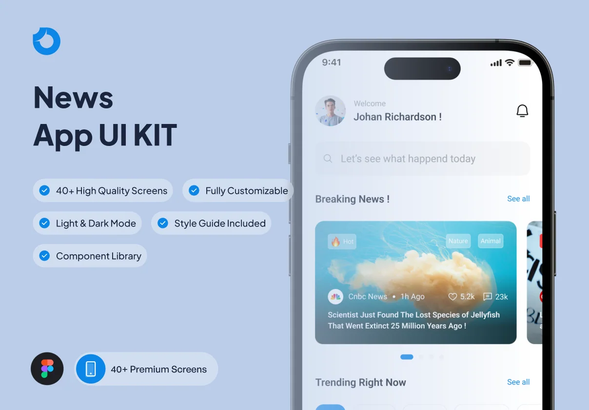 Tidings - News App UI KIT