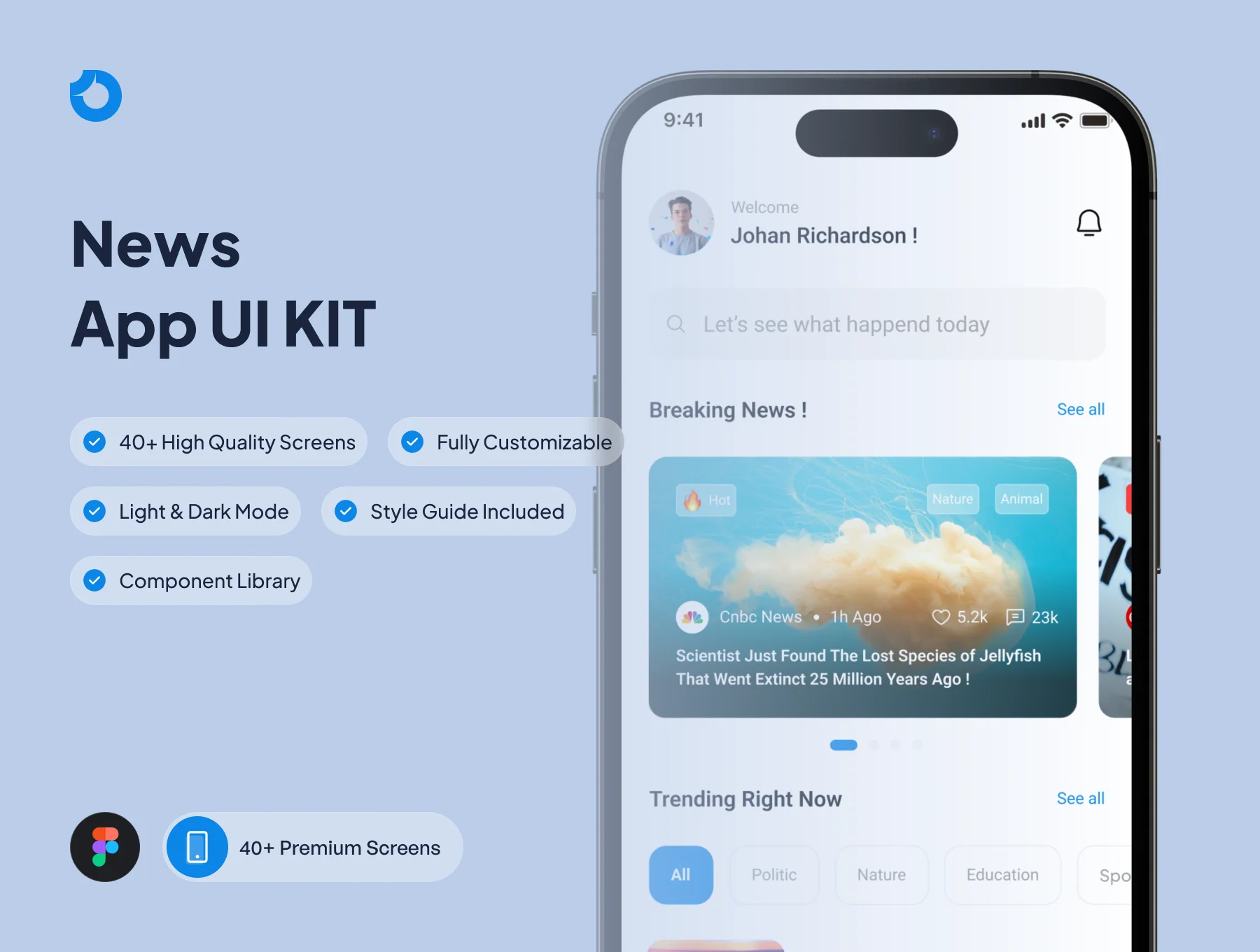 Tidings - News App UI KIT