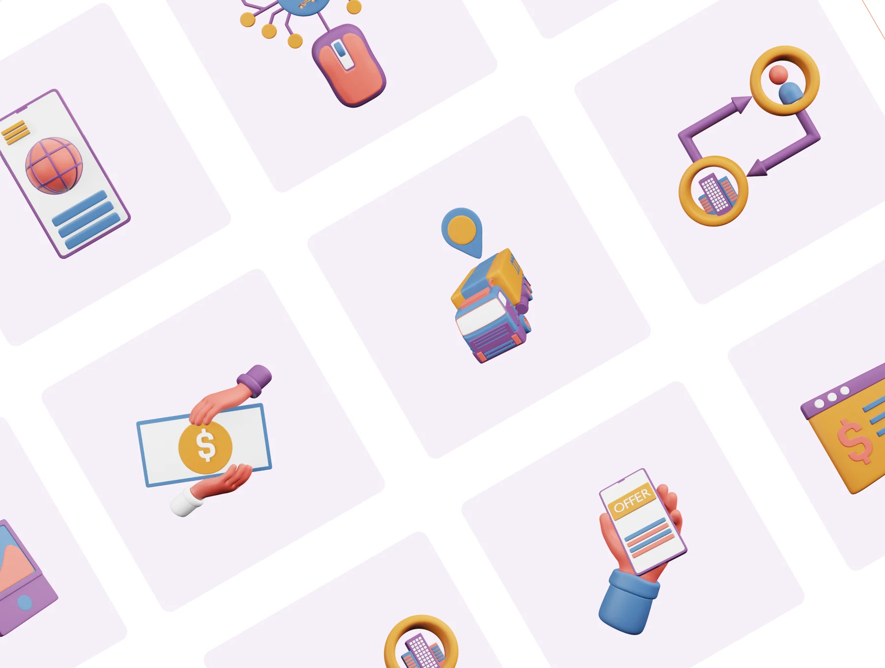 Tienda E-commerce V2 –  Best 3D illustrations for E-commerce Stores 6