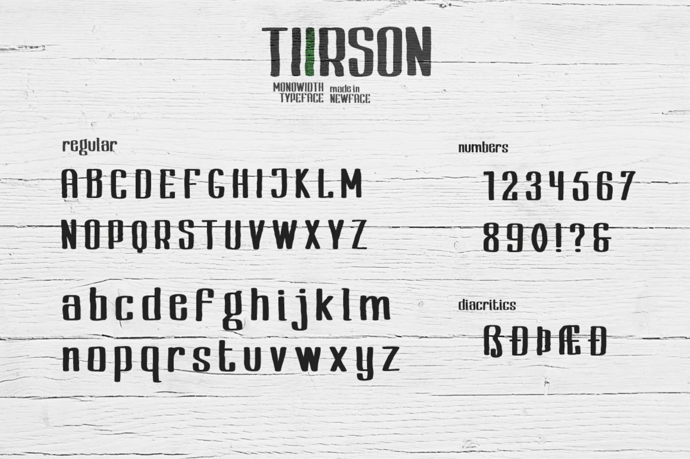 Tiirson Typeface Duo 6