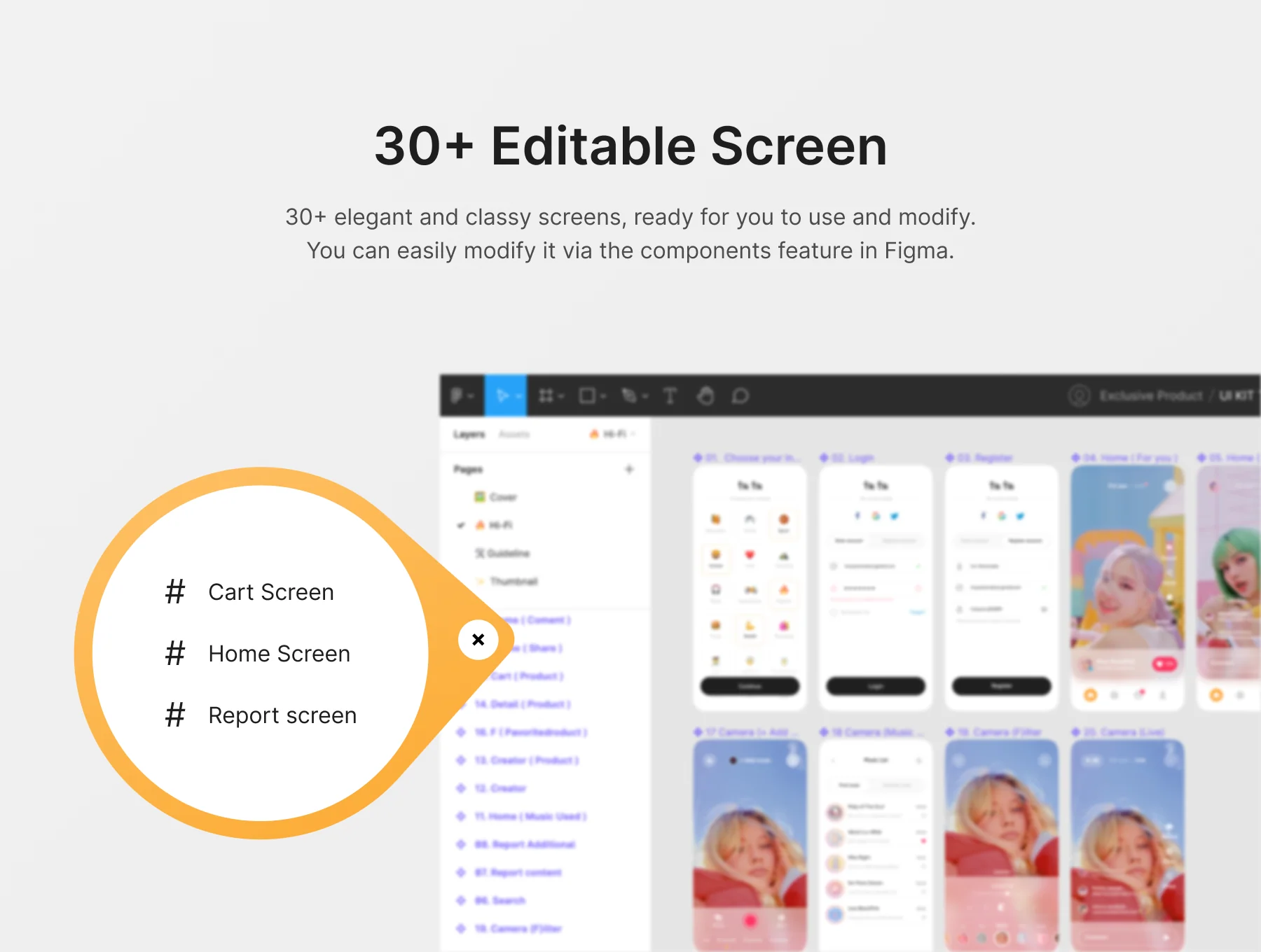 Tik Tik -  Social Media UI KIT 💃 3