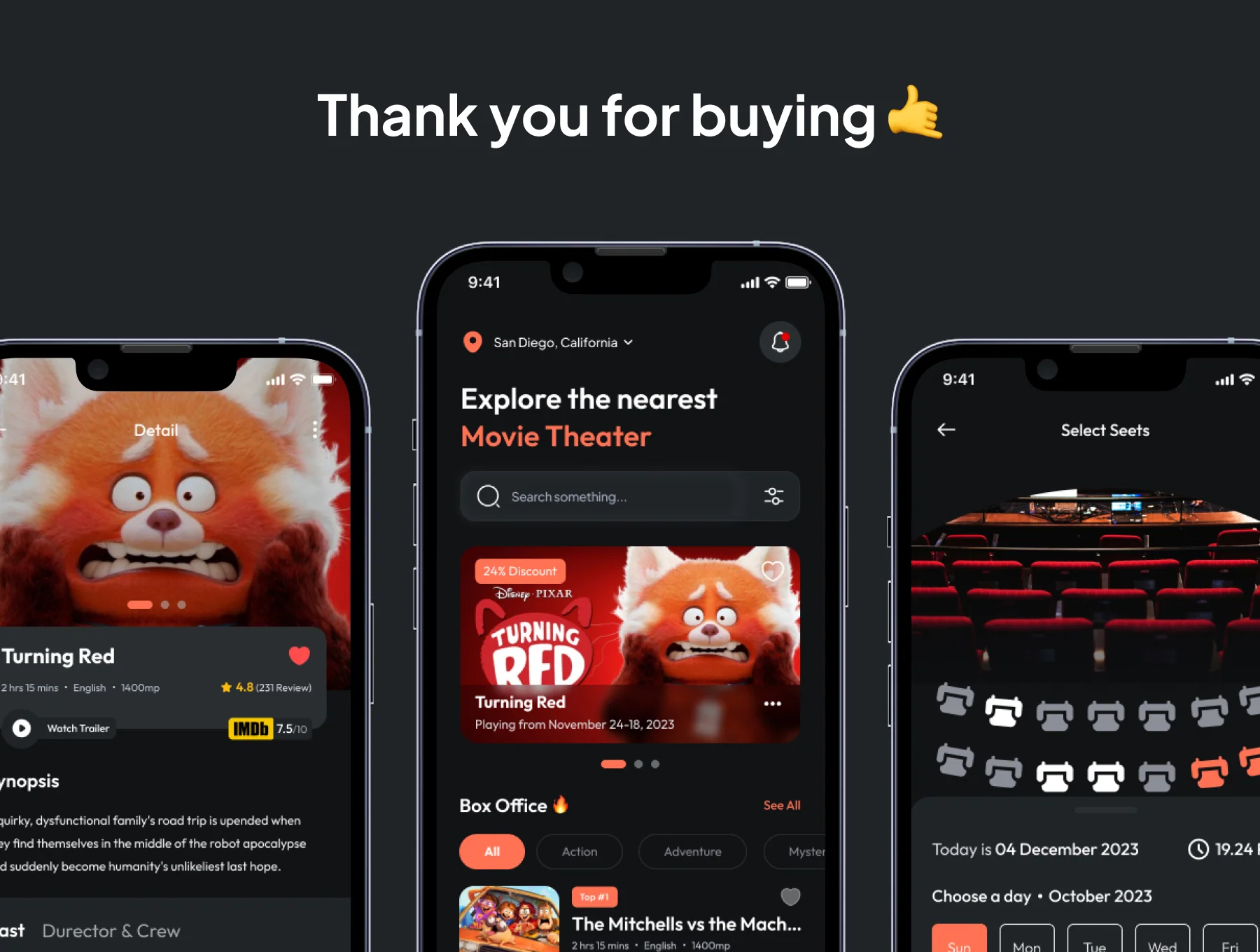 TikBox -  Ticket Movie Booking Mobile App Ui Kits 6