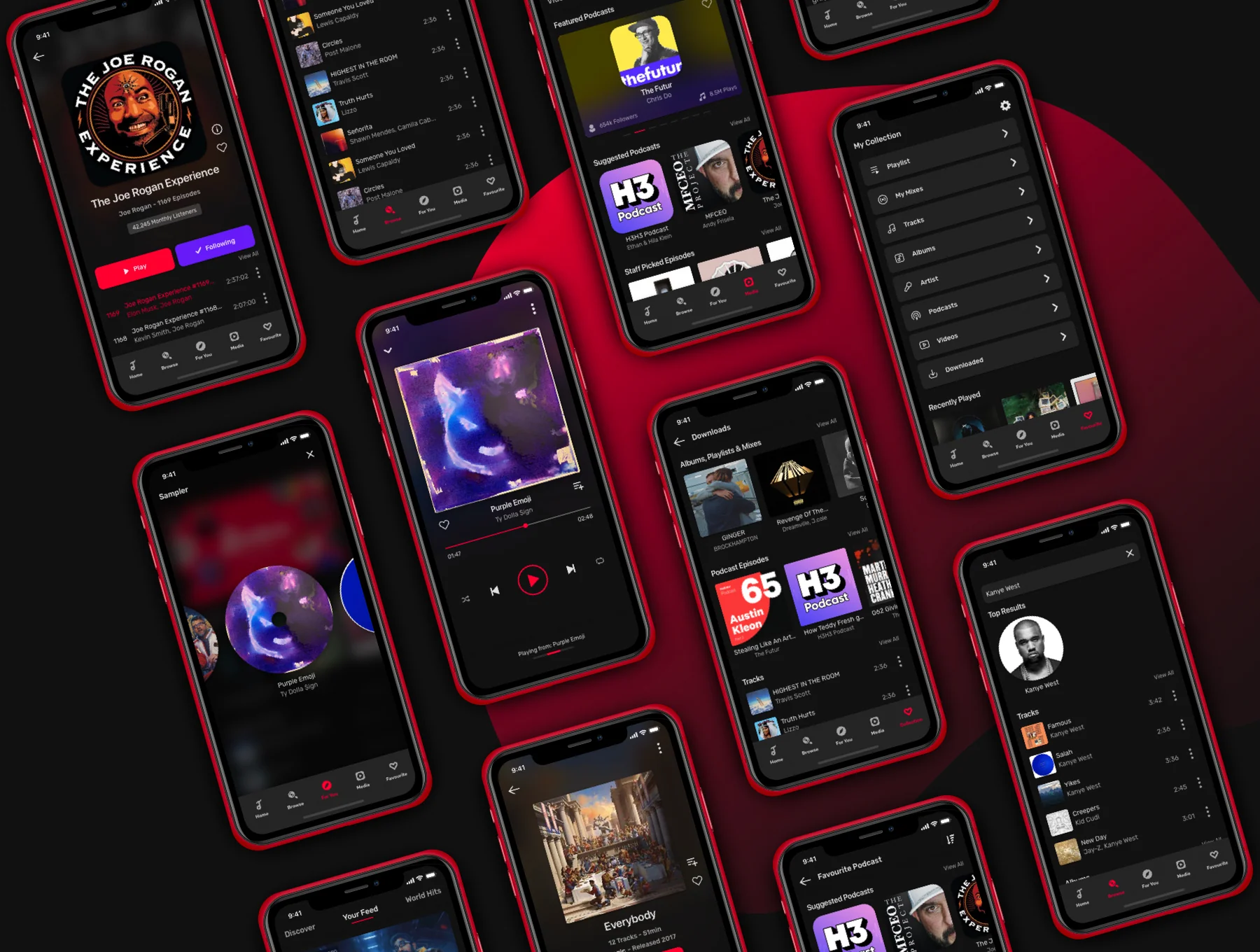 Timbre App - Music App with Design System. 6