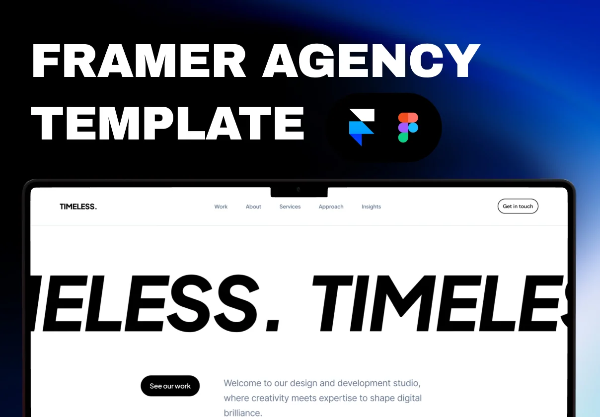 Timeless - Creative Framer Agency Template