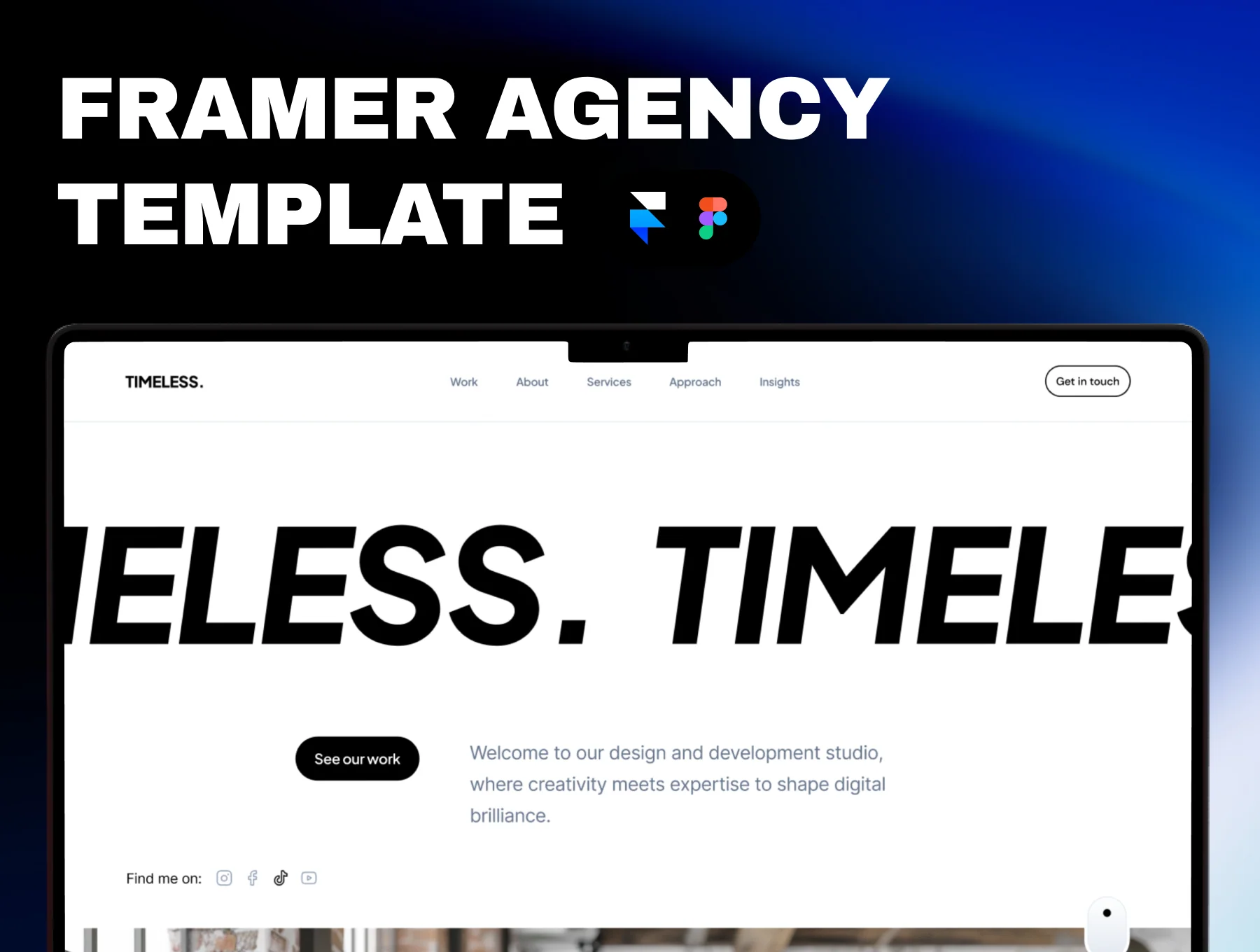 Timeless - Creative Framer Agency Template