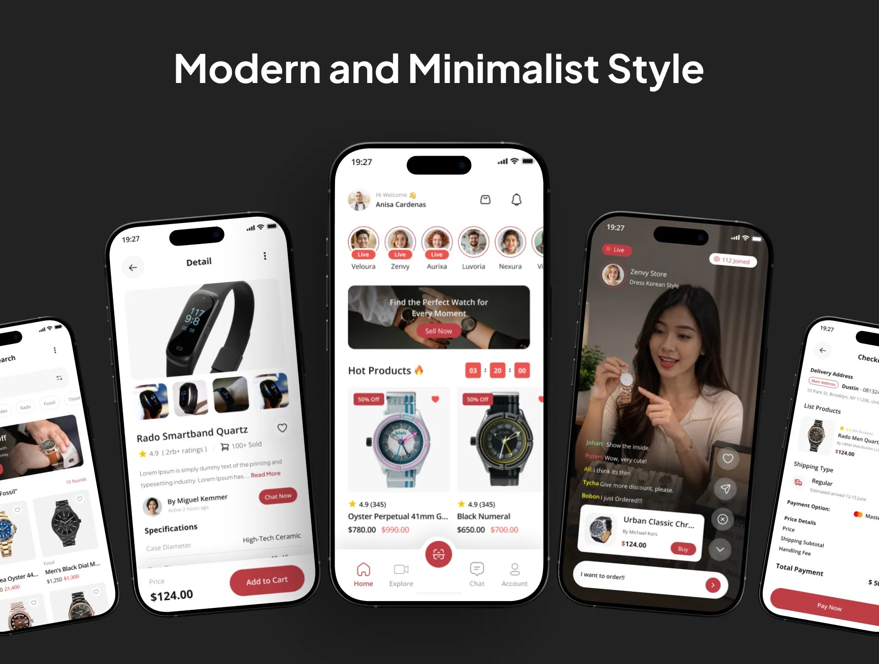Timoré - Watch Shop App IOS UI Kits 4