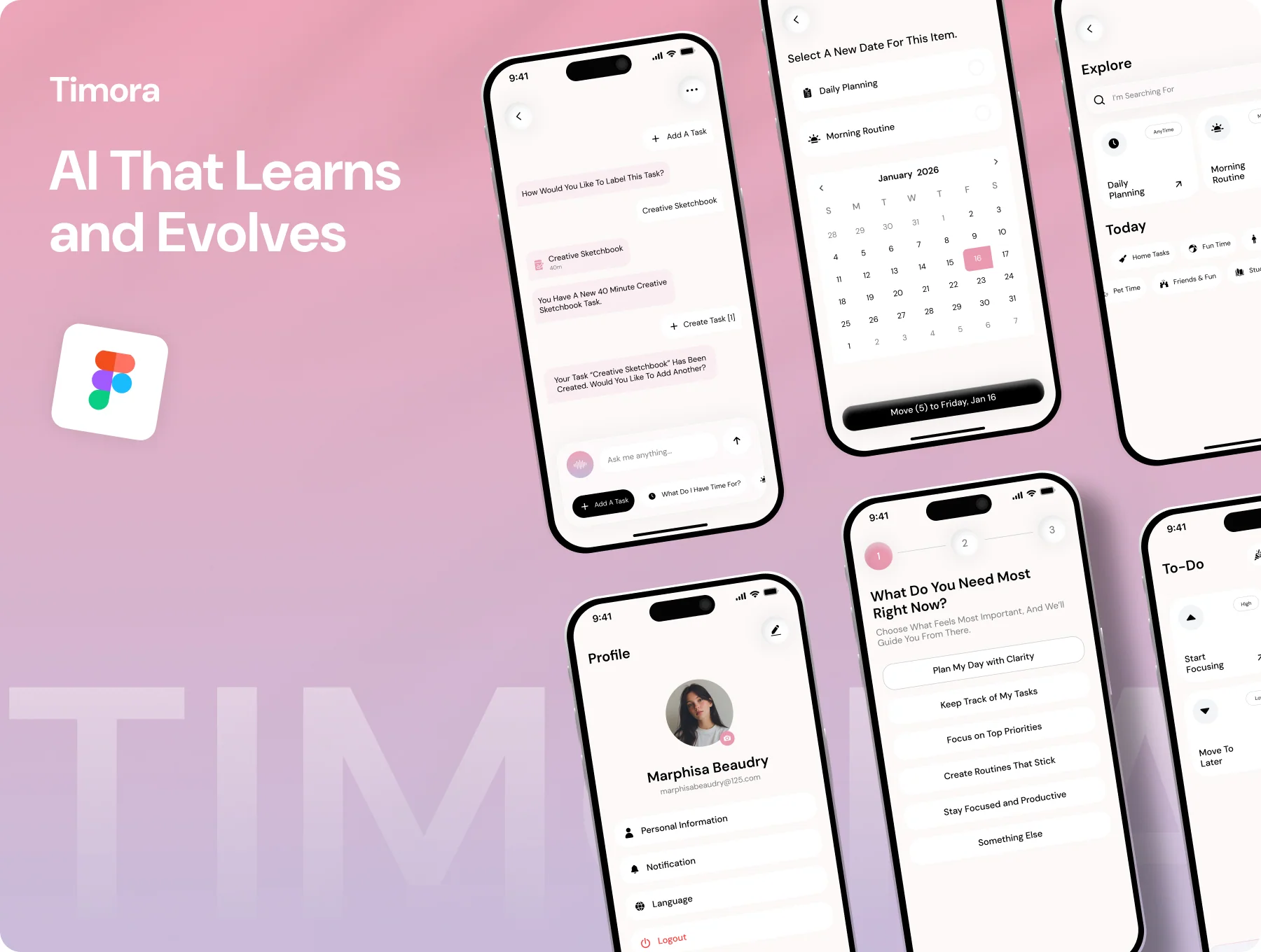 Timora | AI-Powered Smart Planner & Focus UI Kit 9