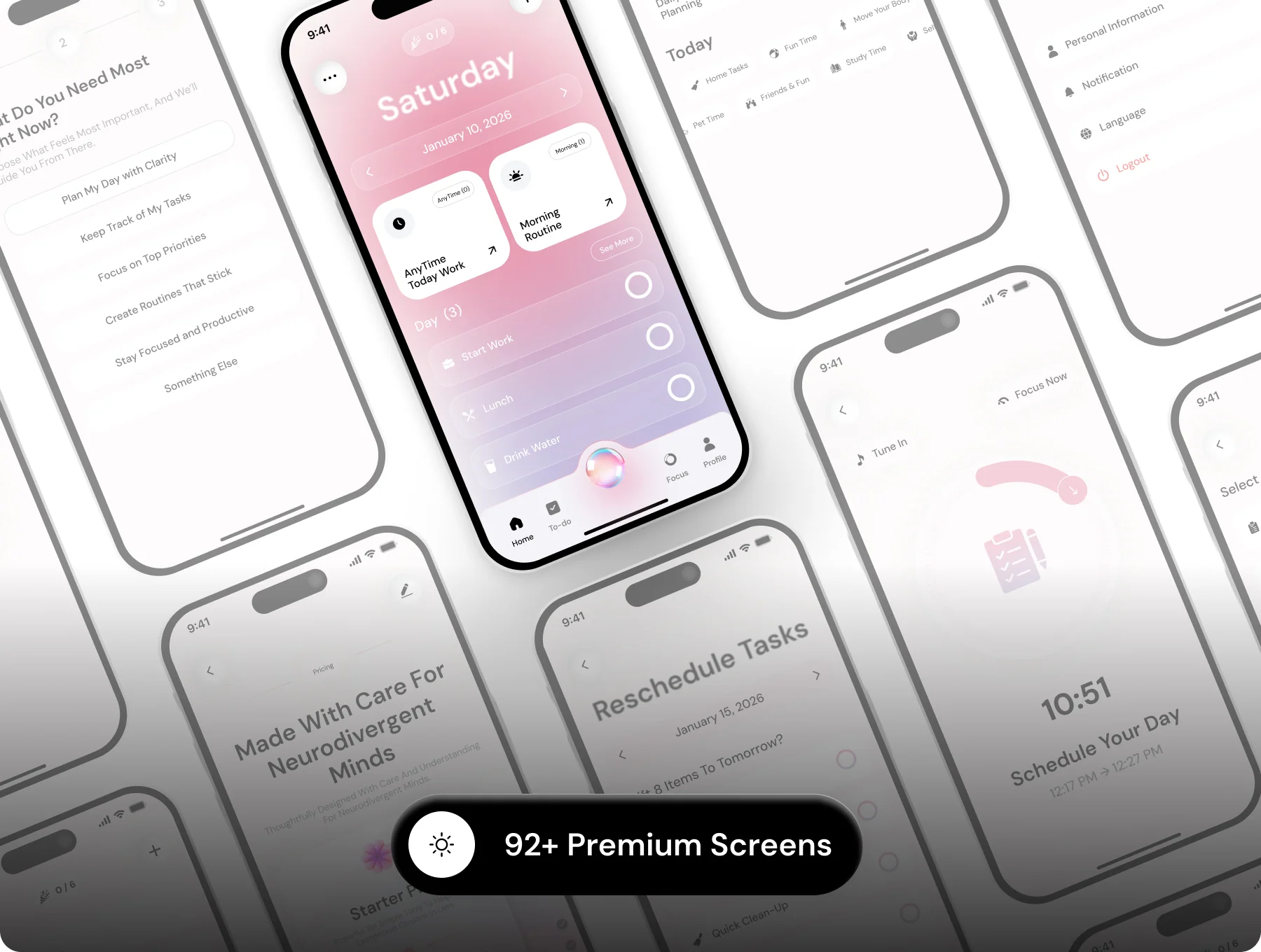 Timora | AI-Powered Smart Planner & Focus UI Kit 3