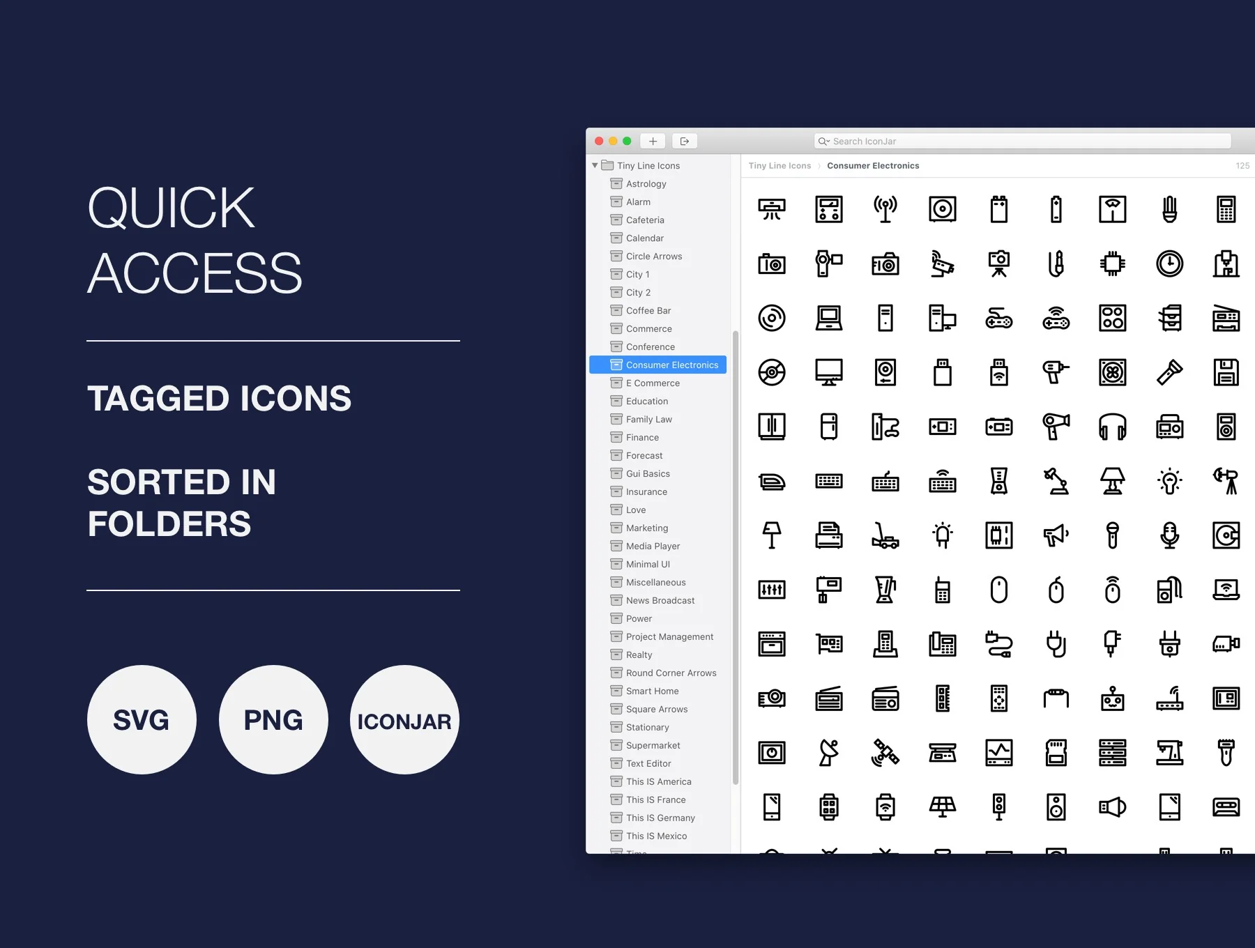 Tiny Line Icons – 1900+ Bundle 6