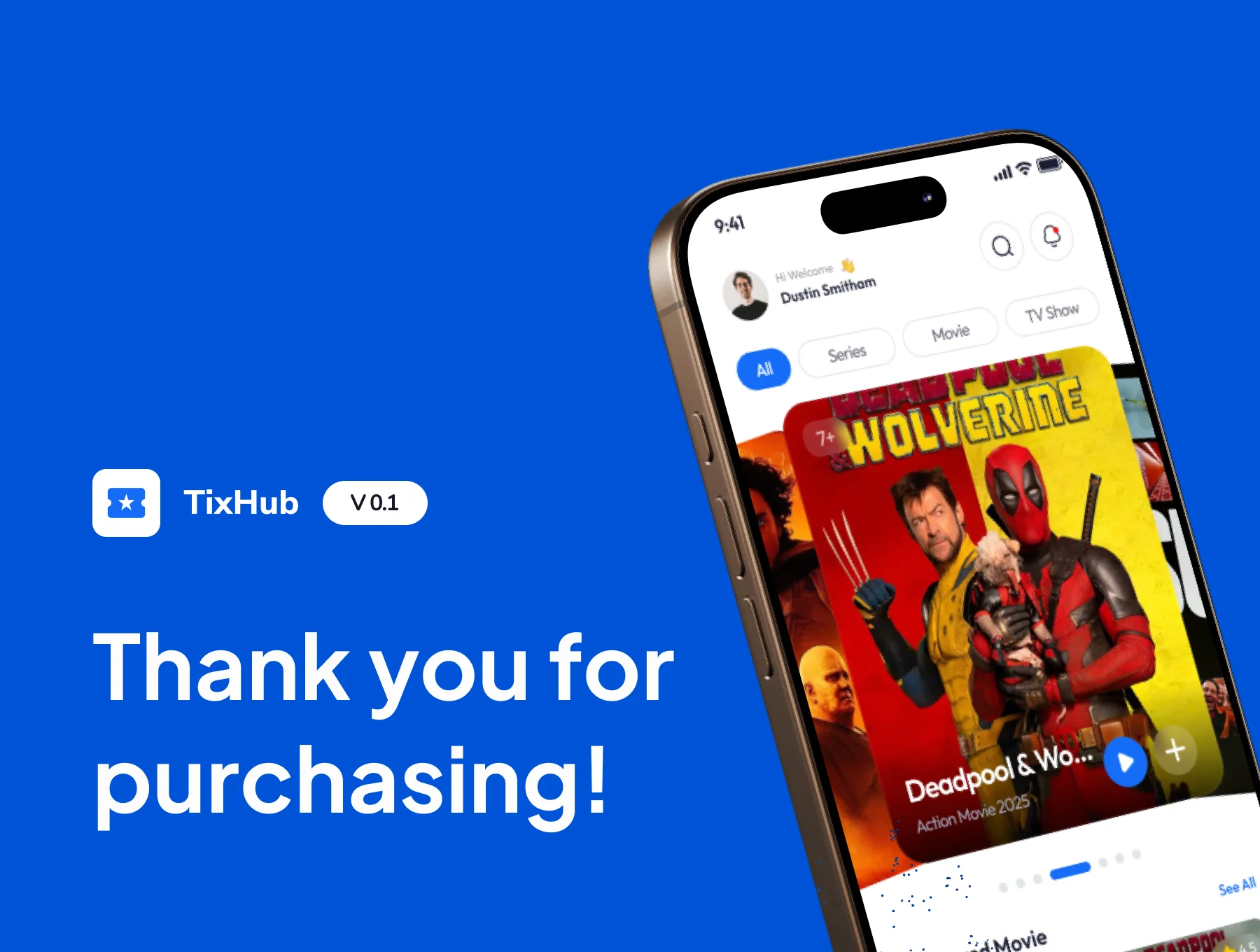 TixHub -  Ticket Movie Booking Mobile App UI Kits 6