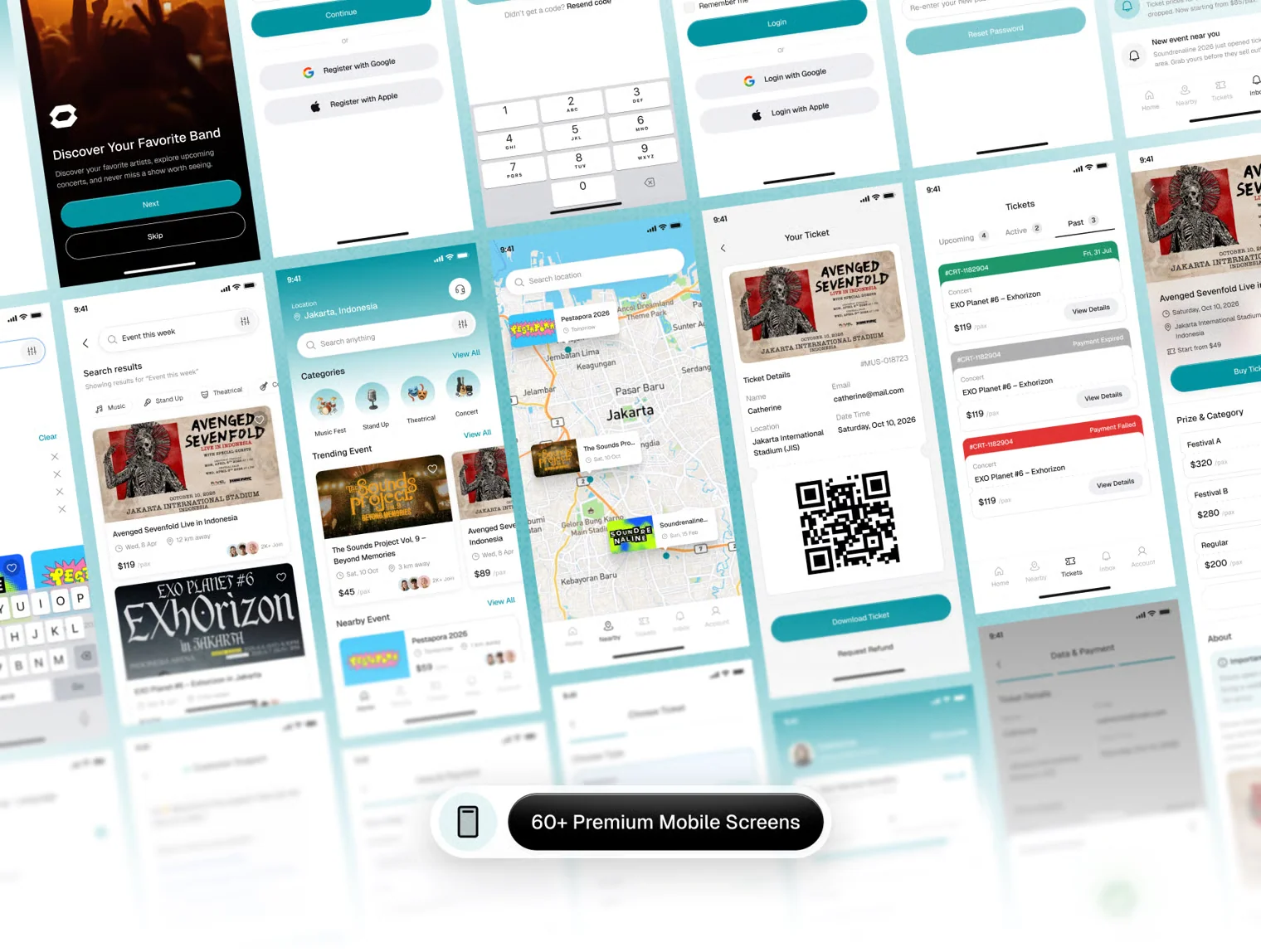 Tixy - Event Ticket Mobile App Kit 3