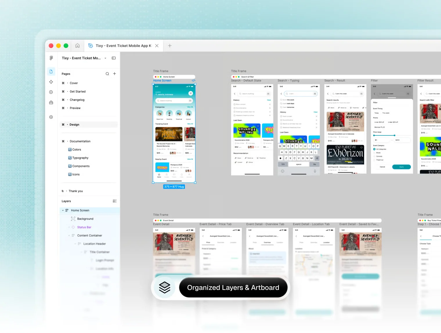 Tixy - Event Ticket Mobile App Kit 4