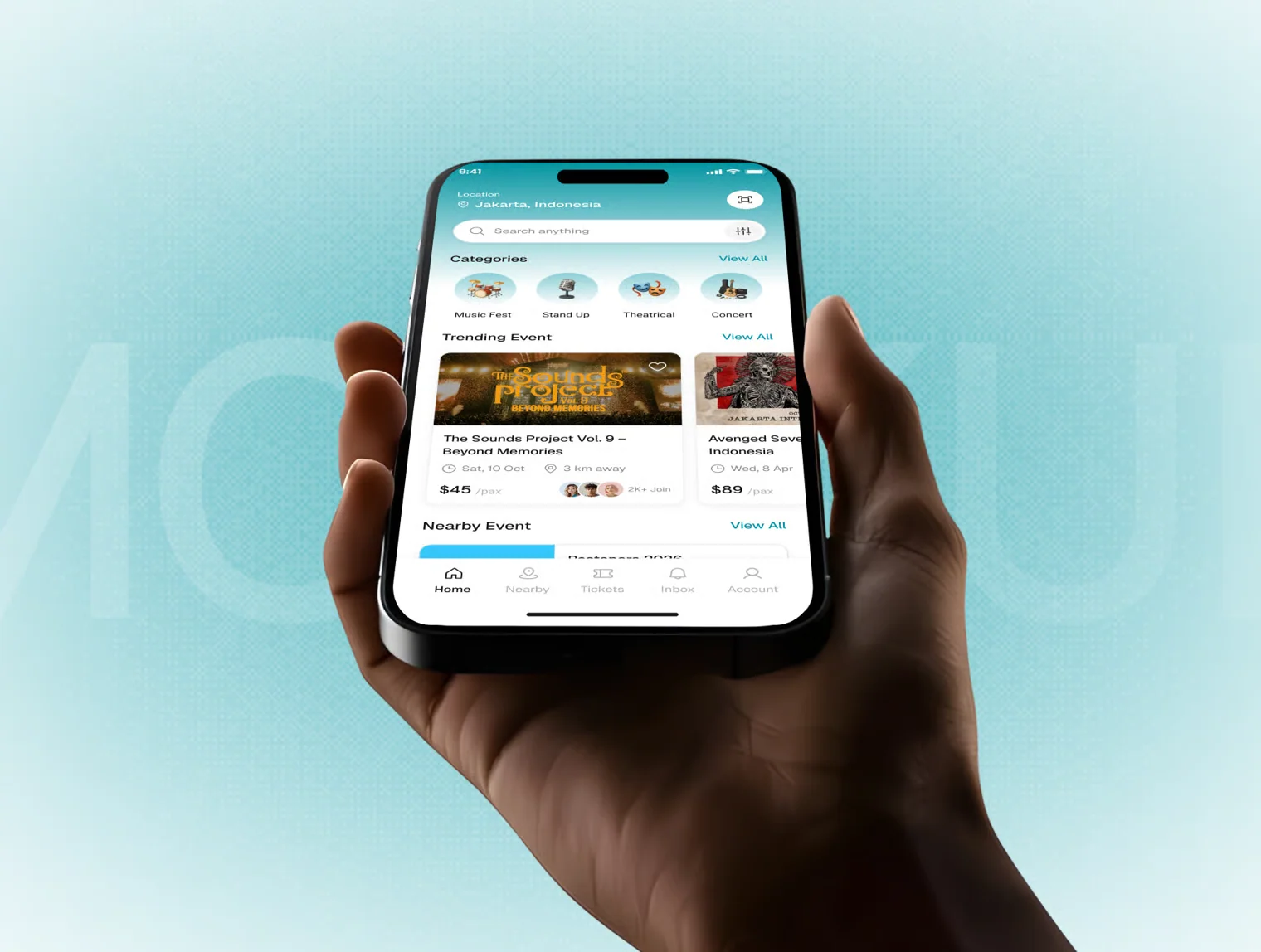 Tixy - Event Ticket Mobile App Kit 7