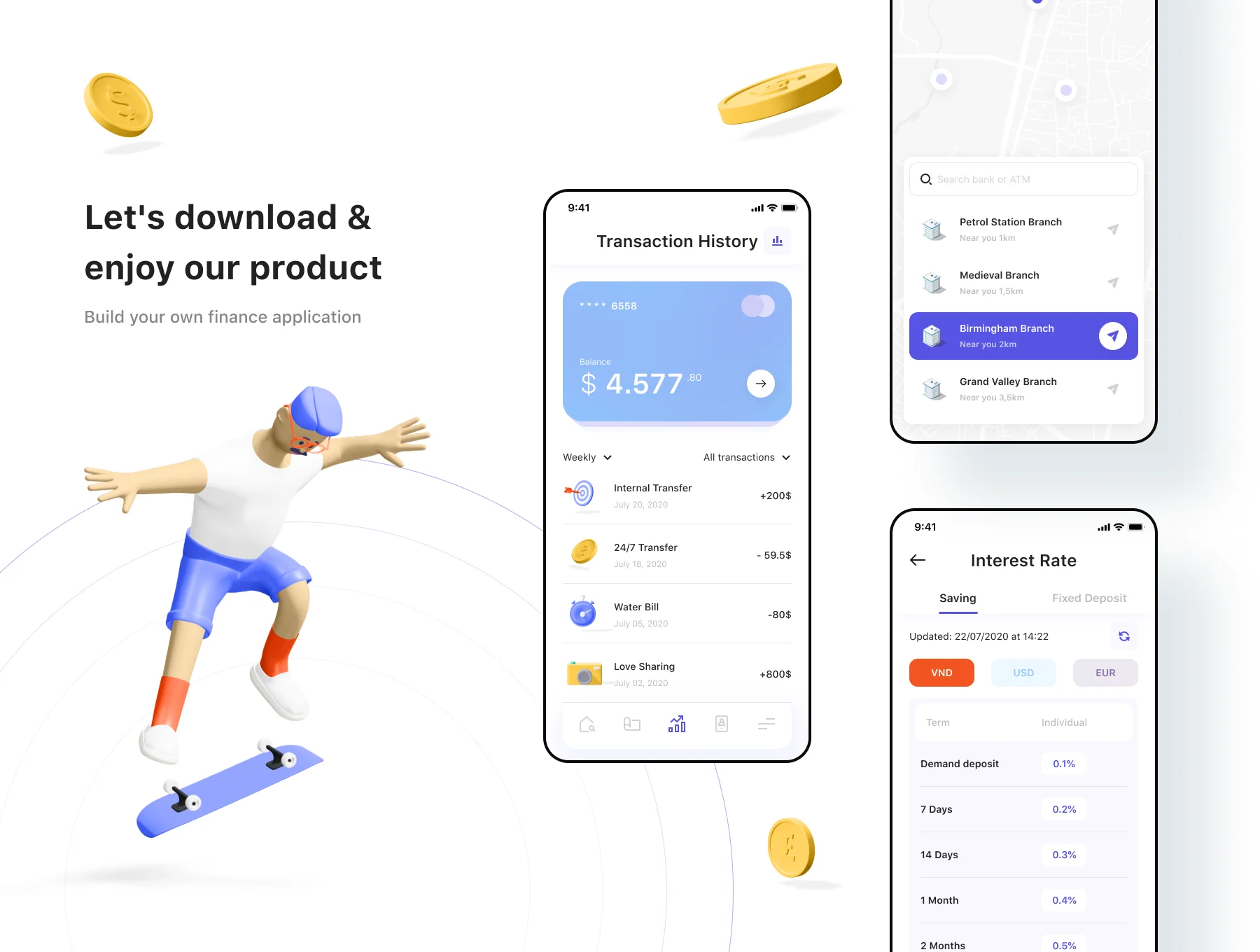 tmrw.bank - Smart Banking UI Kit 6