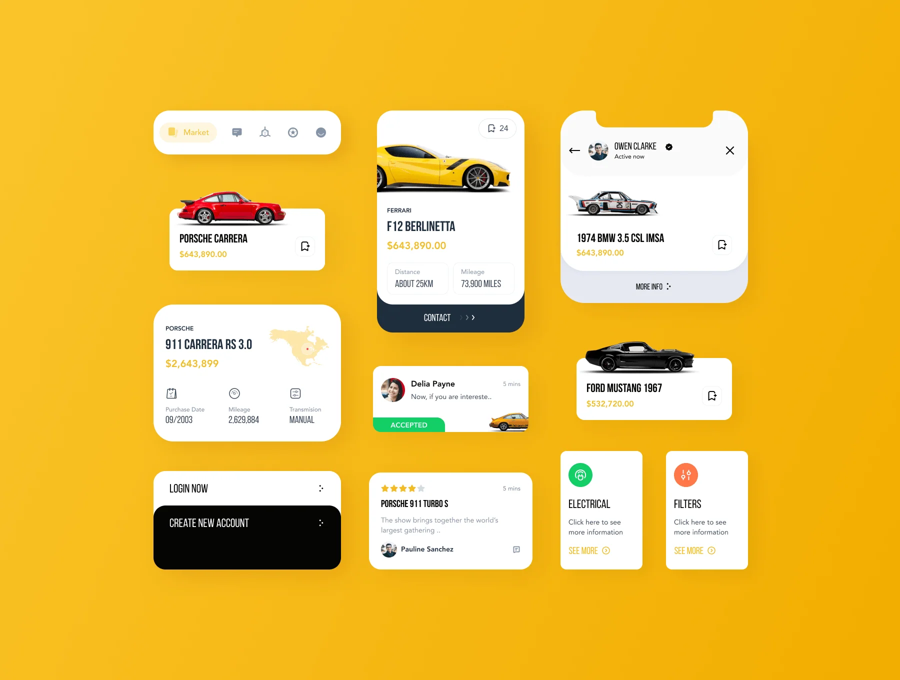 tmrw.car - Car Marketplace UI Kit 6