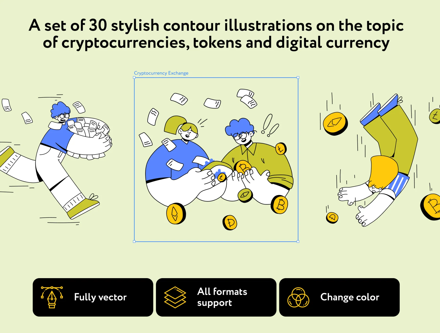 Tokesy Cryptocurrency Illustrations 2