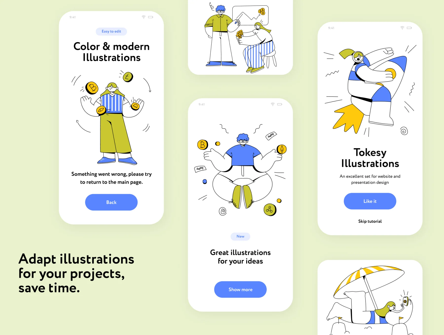 Tokesy Cryptocurrency Illustrations 3