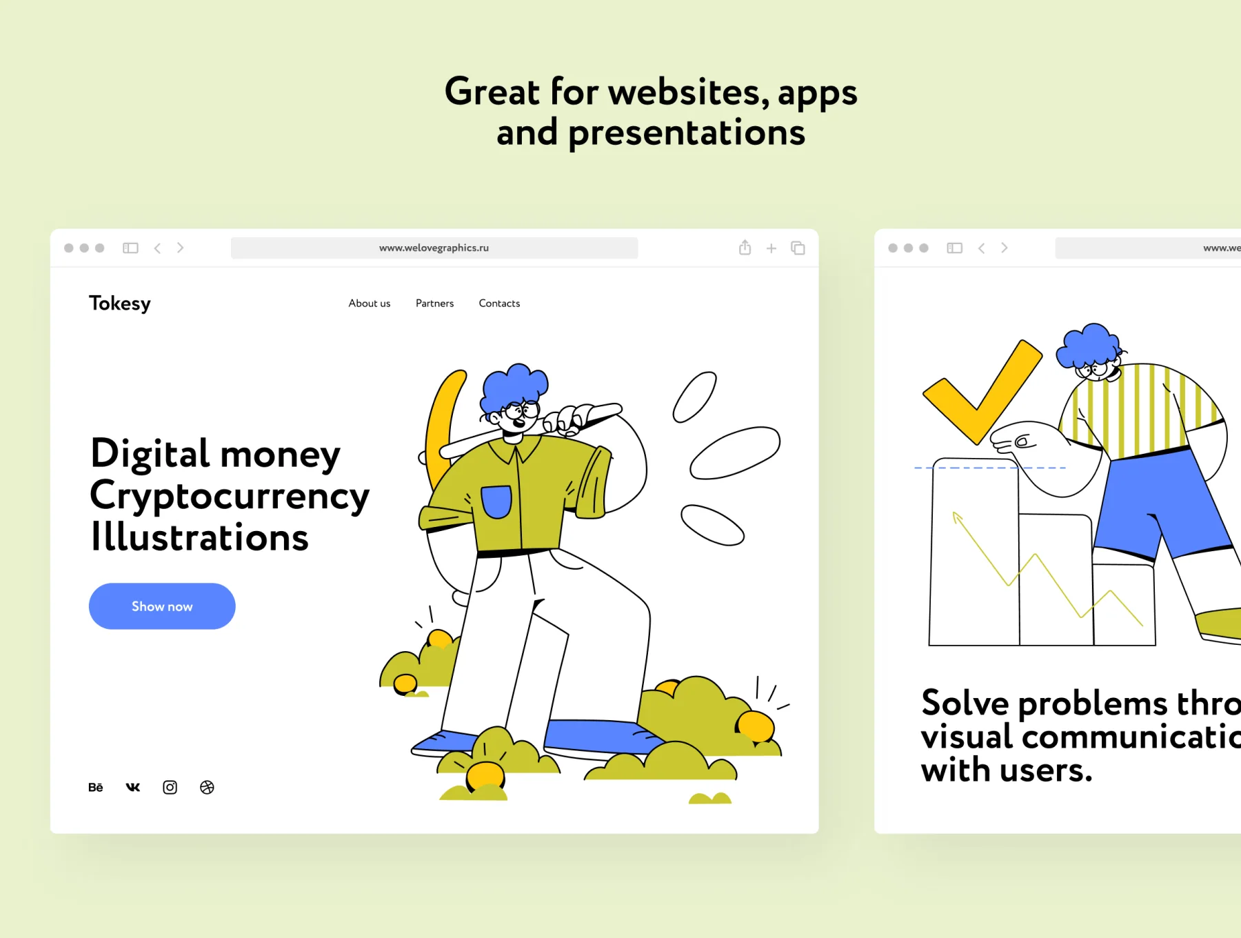 Tokesy Cryptocurrency Illustrations 4