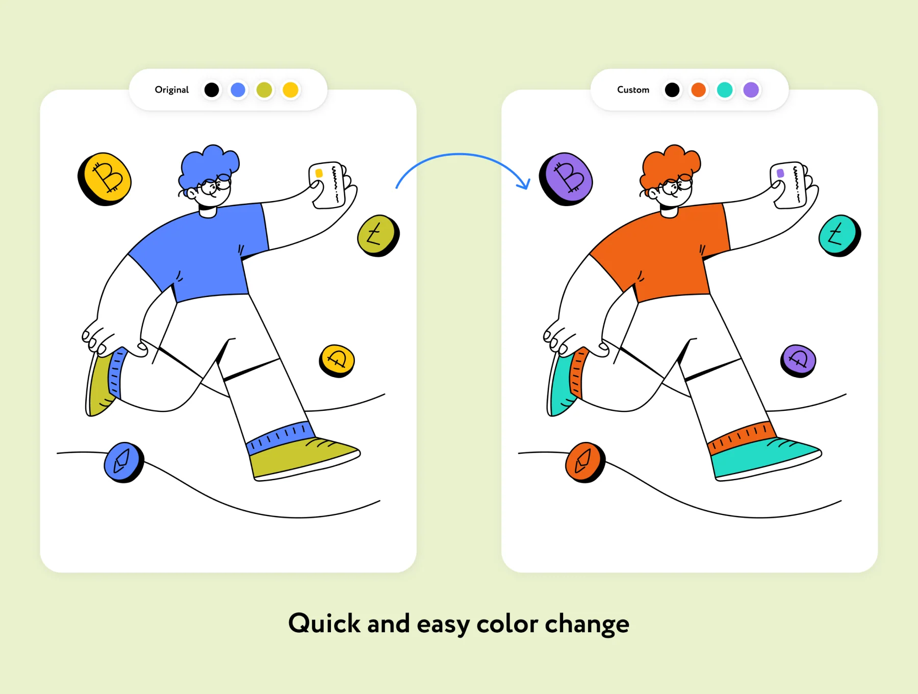 Tokesy Cryptocurrency Illustrations 5