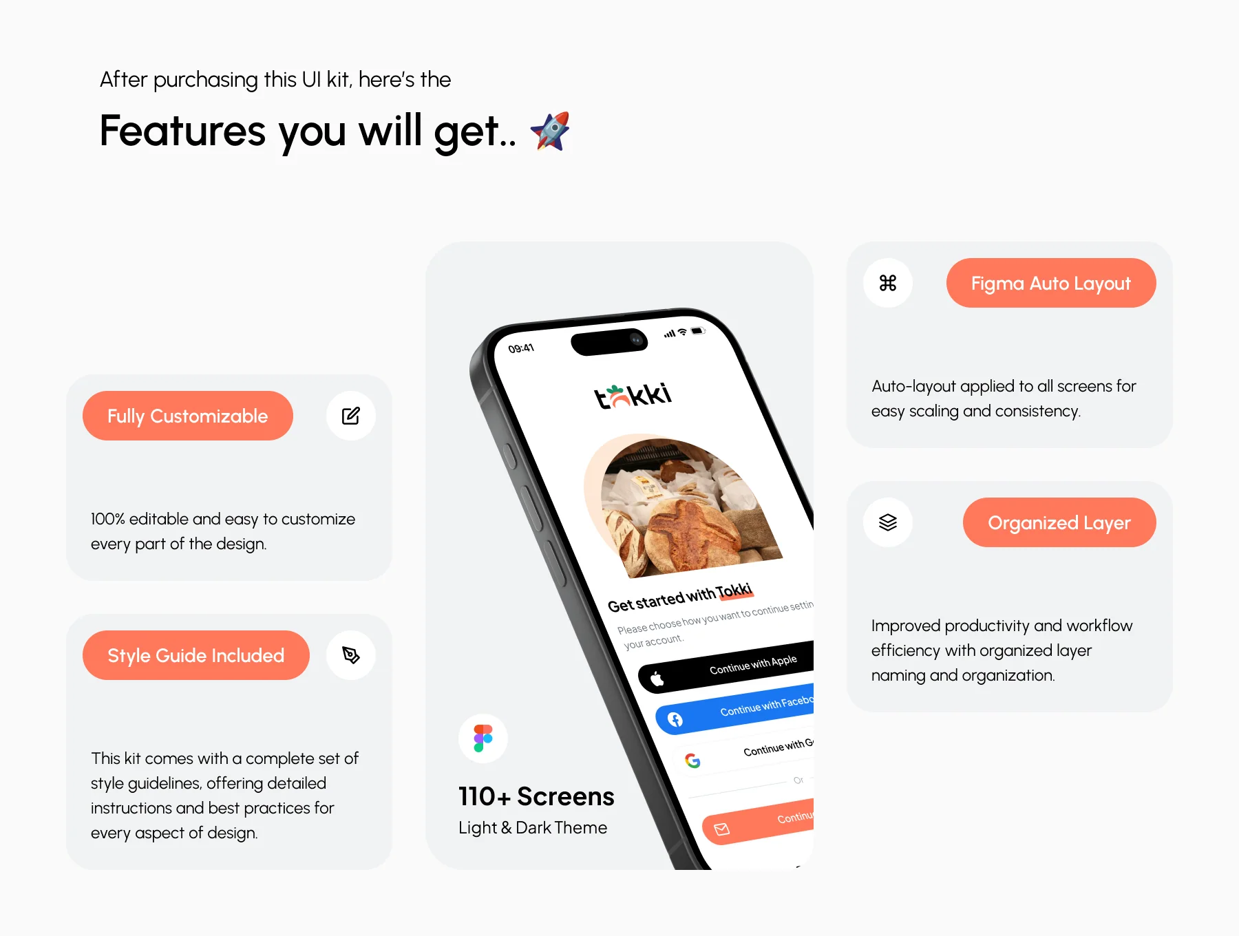 Tokki - Fight Food Waste App UI Kit 2