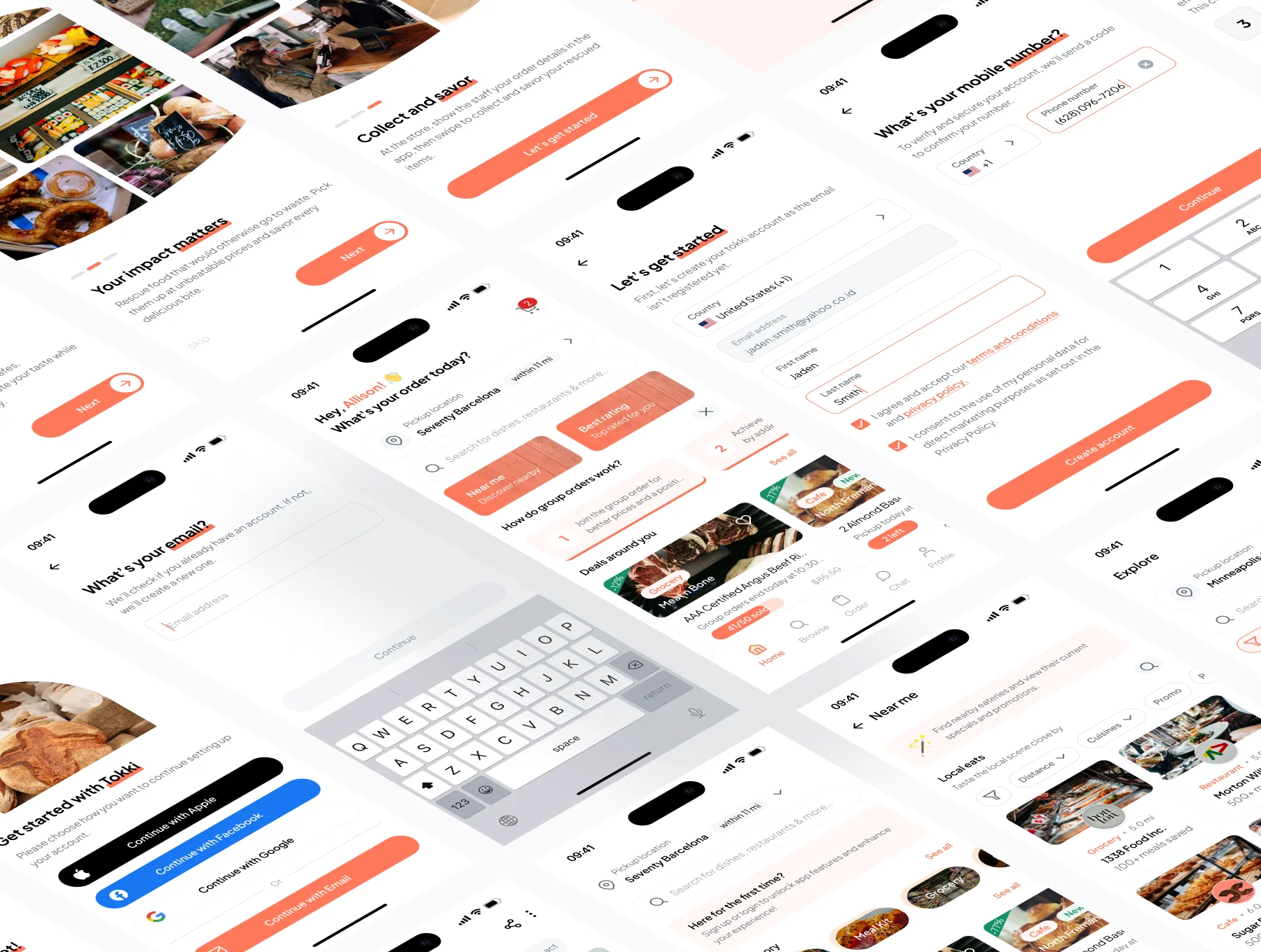 Tokki - Fight Food Waste App UI Kit 3