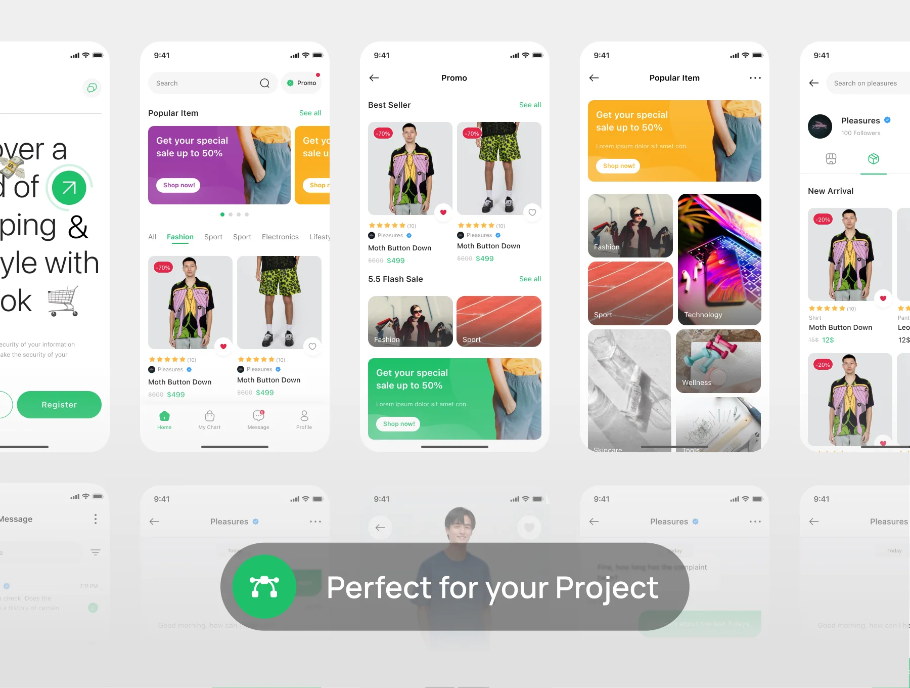 Tokotok - Ecommerce App UI KIT 6