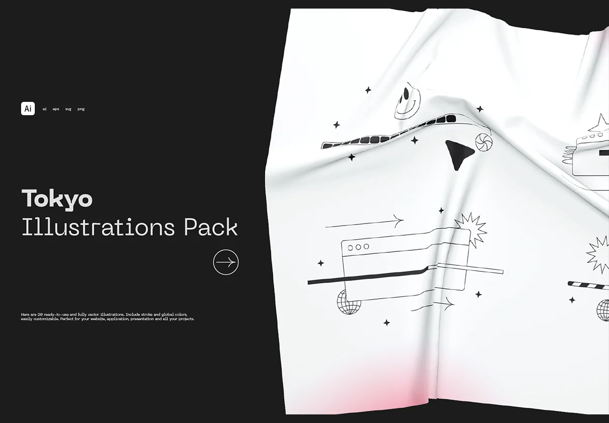 Tokyo Illustrations Pack