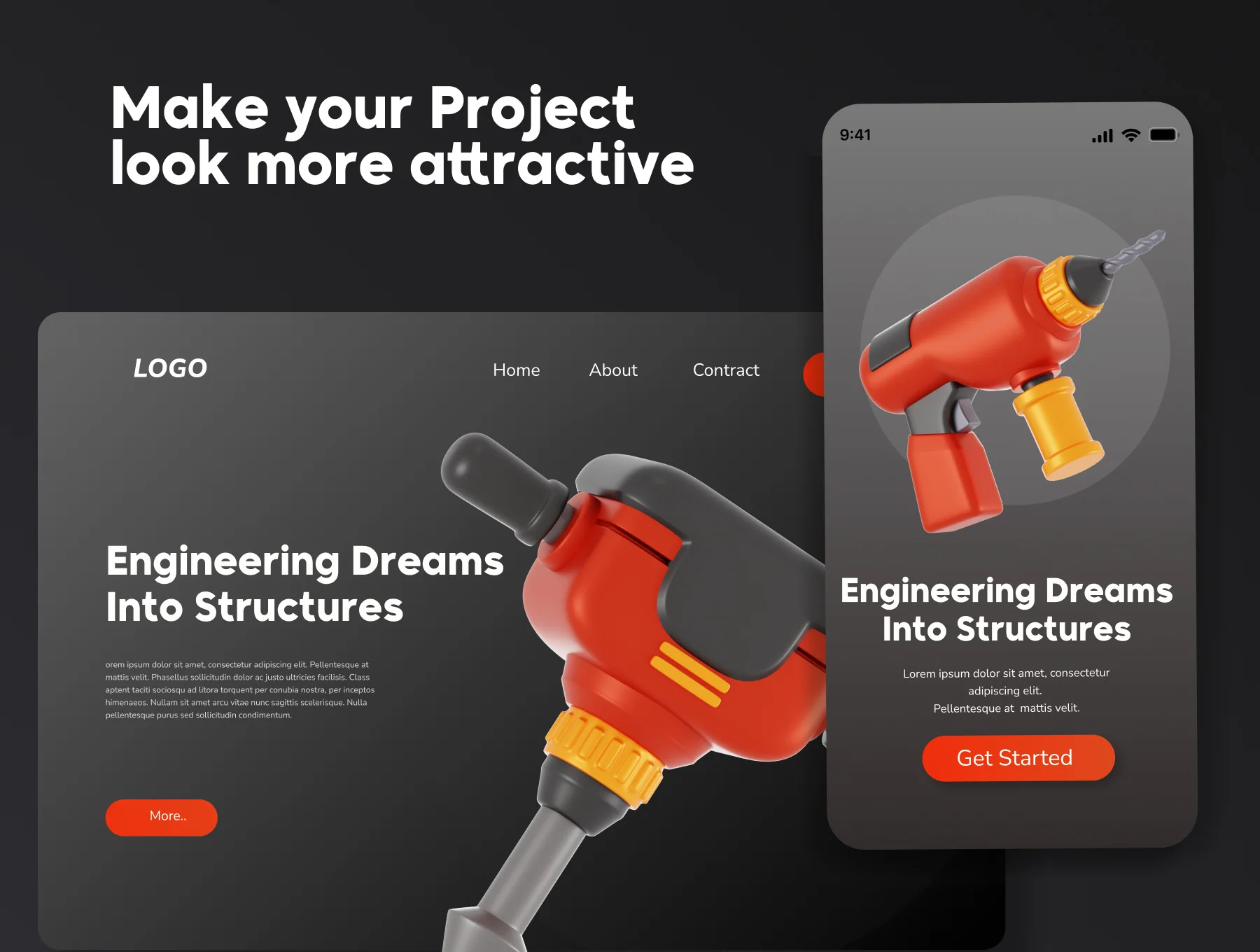 Construction 3D Illustrations 4