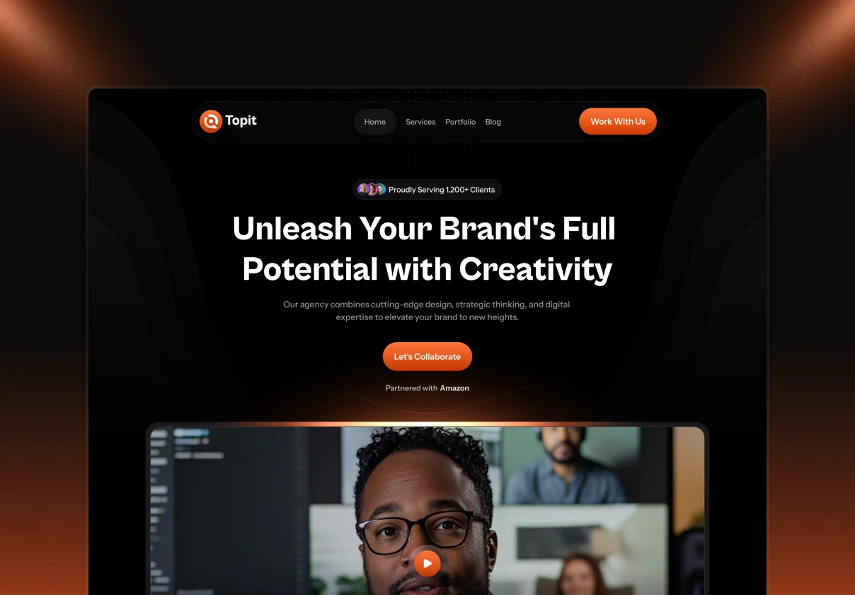 Topit - AI Agency Landing Page