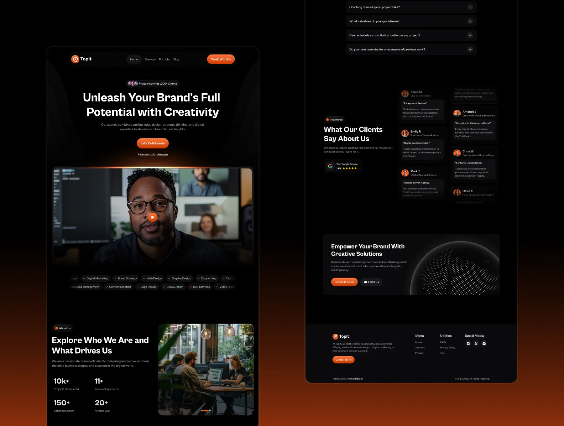 Topit - AI Agency Landing Page 3