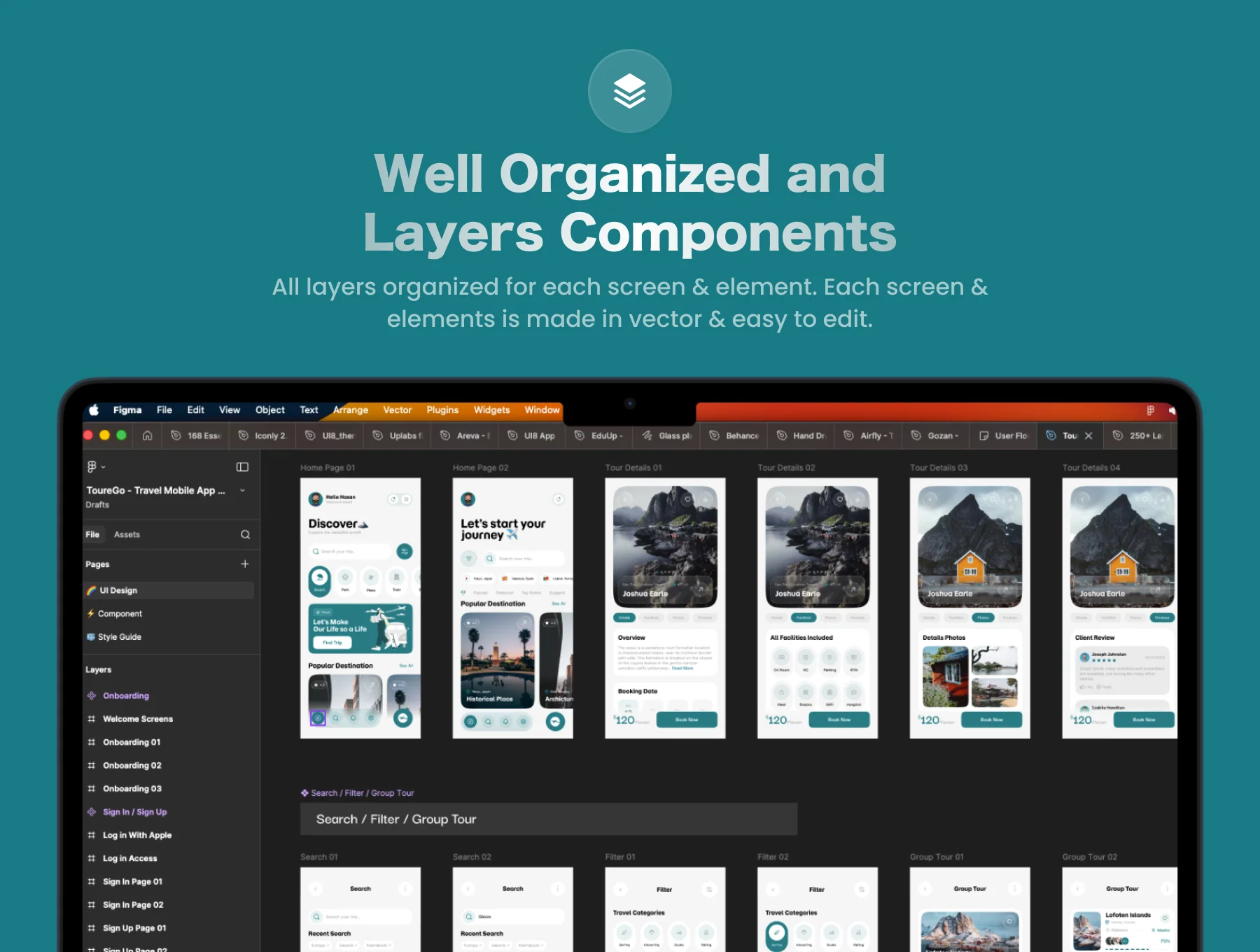 ToureGo - Travel Mobile App UI Kit 5