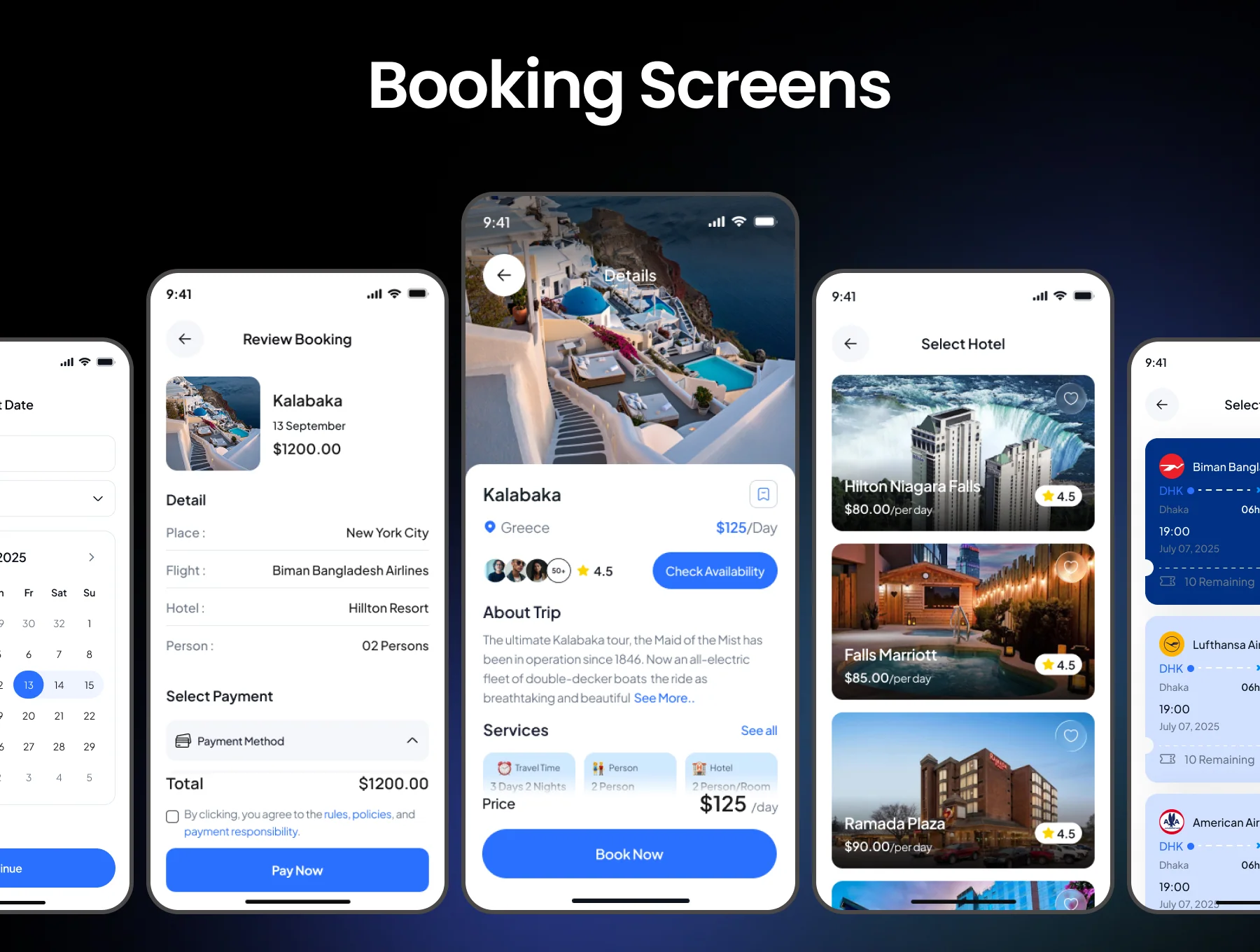 Tourio Travel Booking Mobile App Kit 6