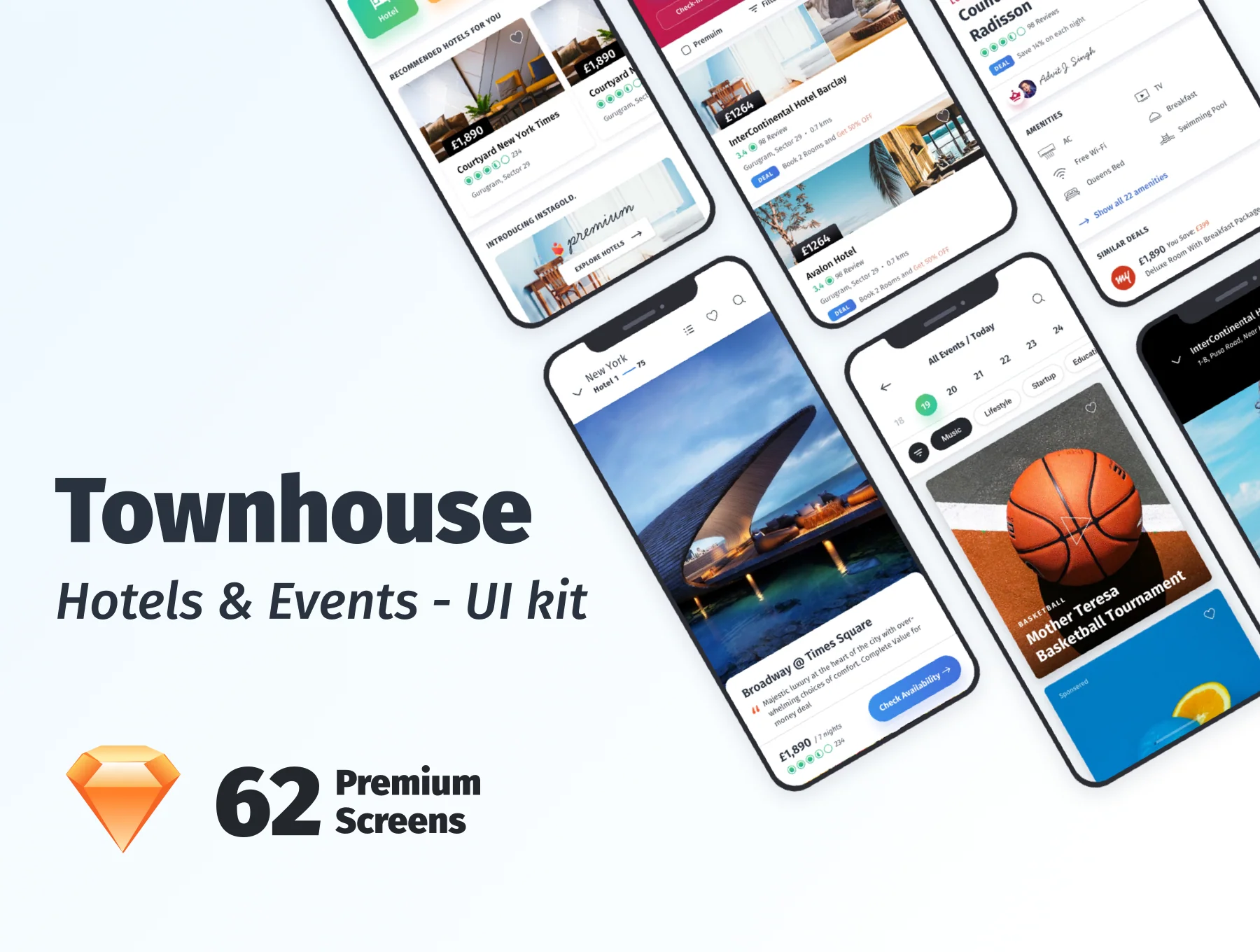 Townhouse Mobile App UI Kit
