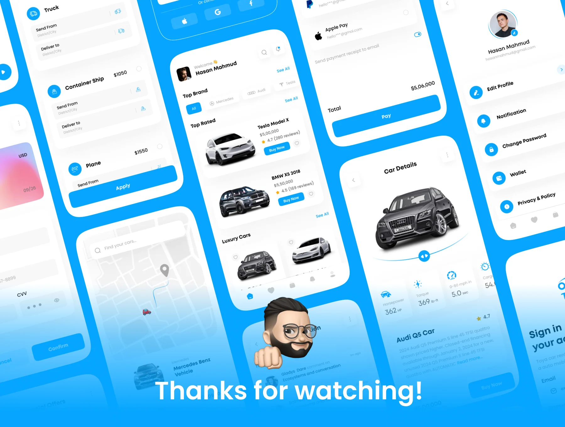 Toya - Car Rental Mobile App UI Kit 8